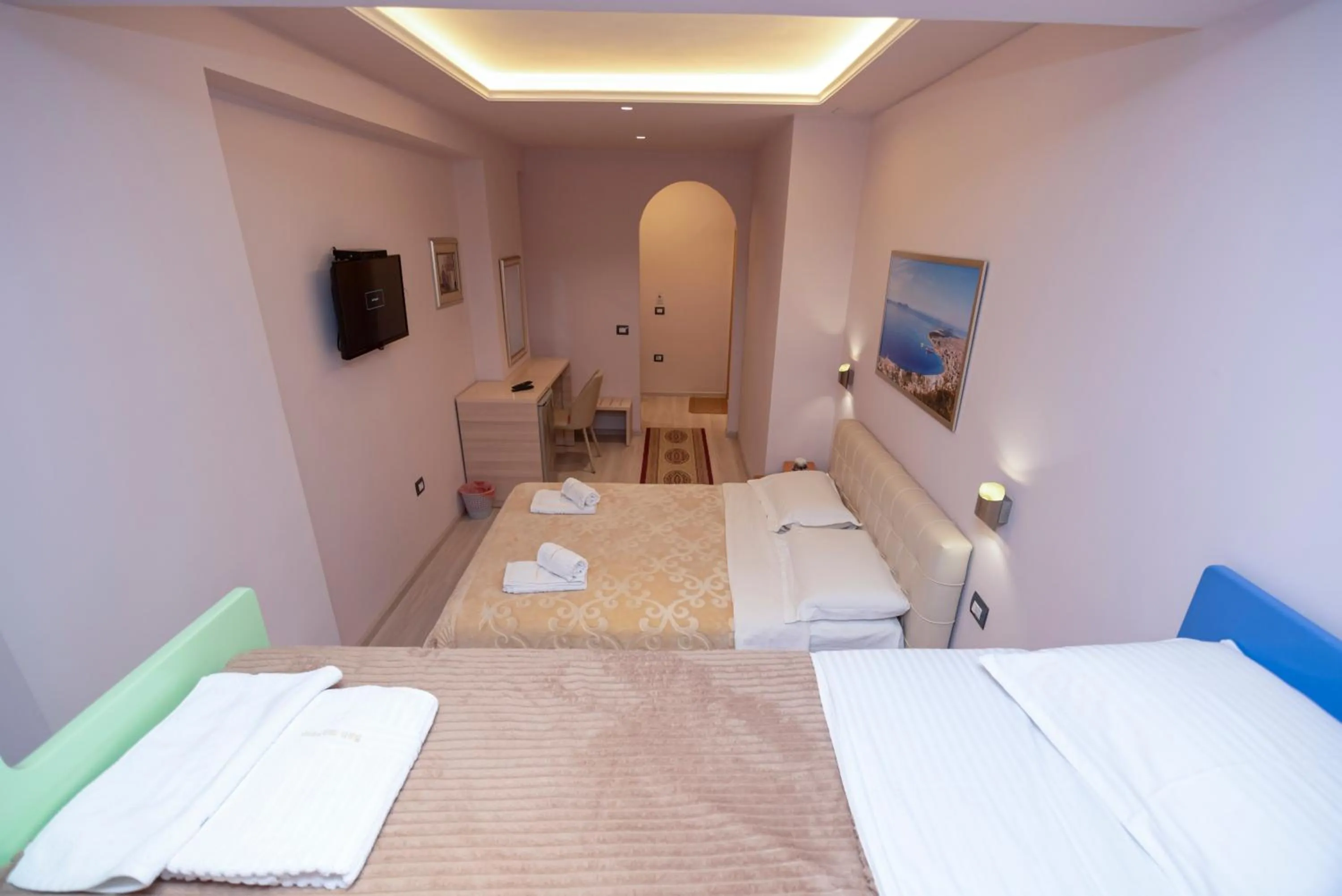 Bed in San Marino Hotel