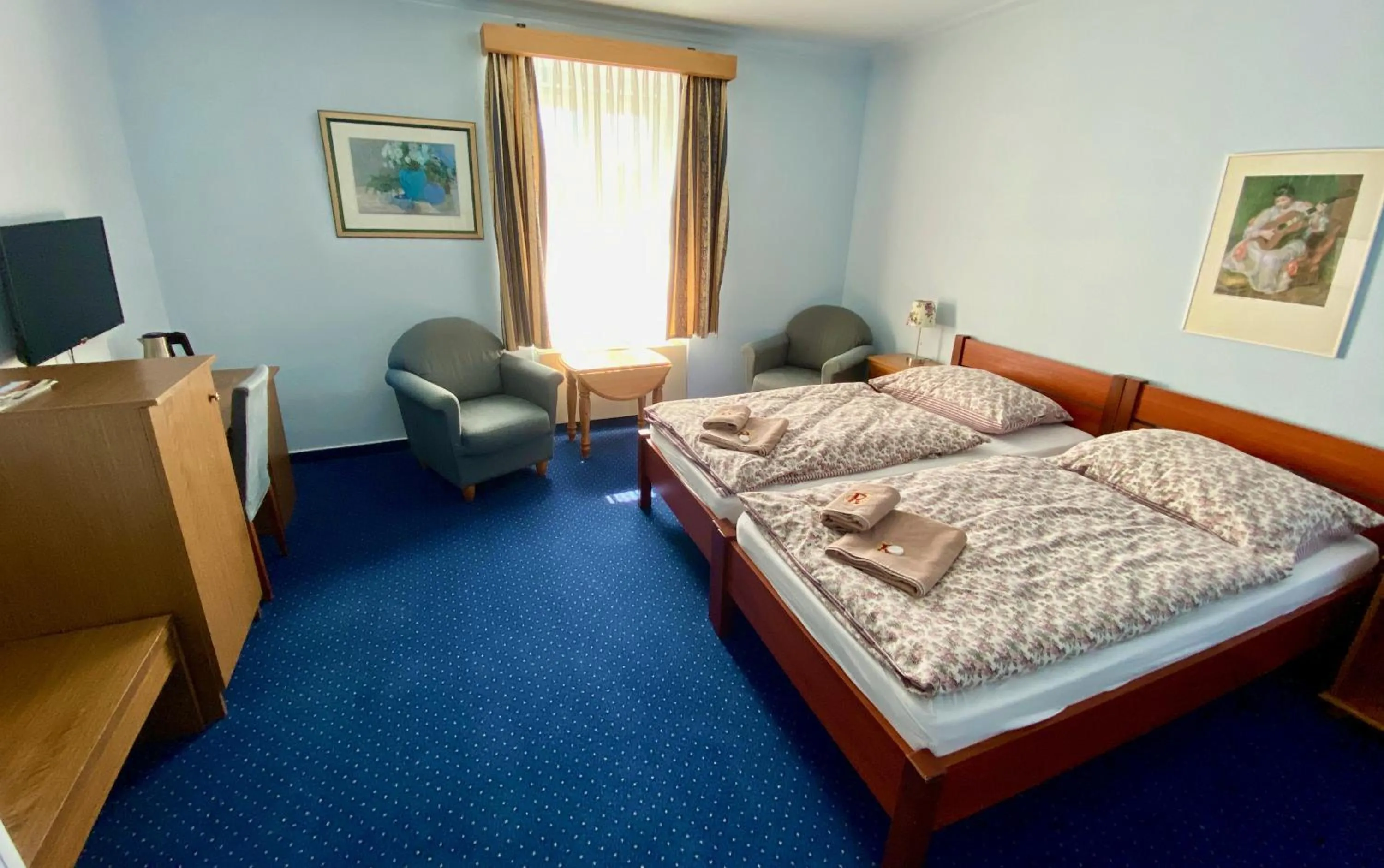 Bed in Hotel Rustikal