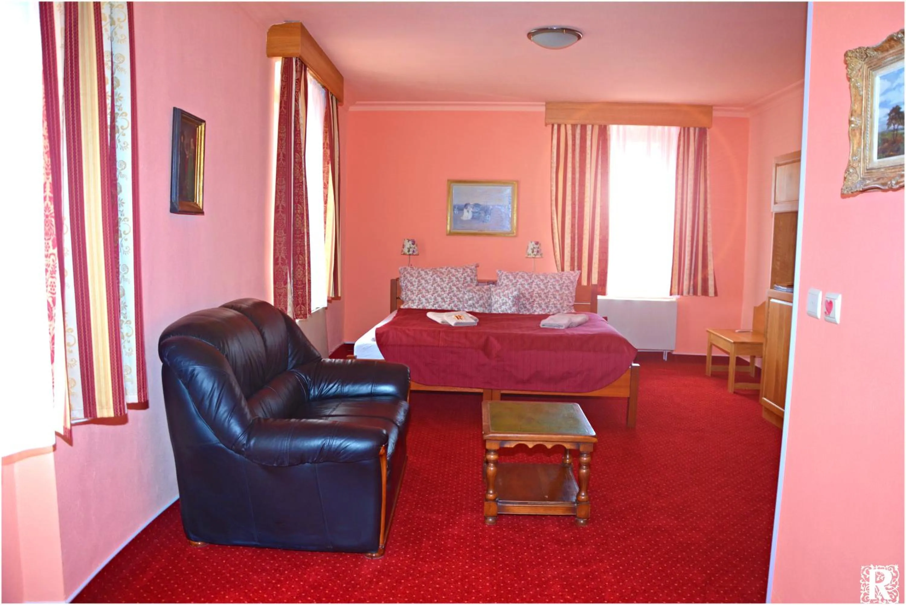 Bed in Hotel Rustikal