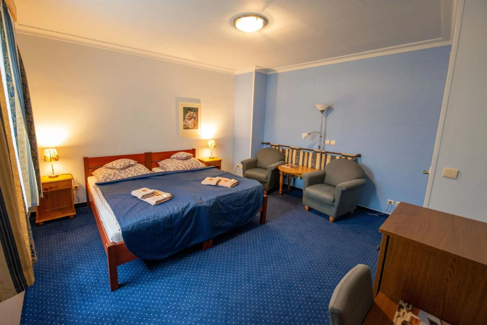 Bed in Hotel Rustikal