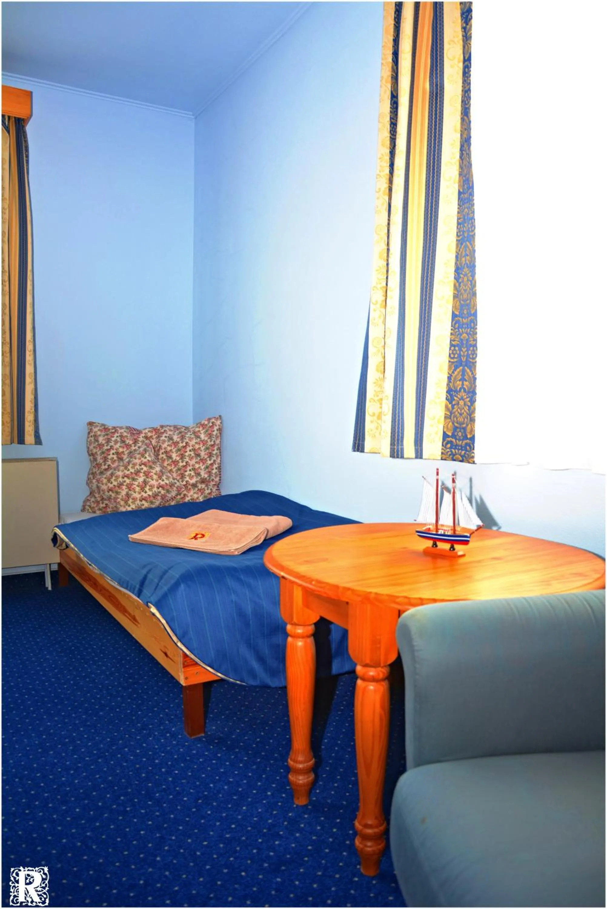 Bed in Hotel Rustikal