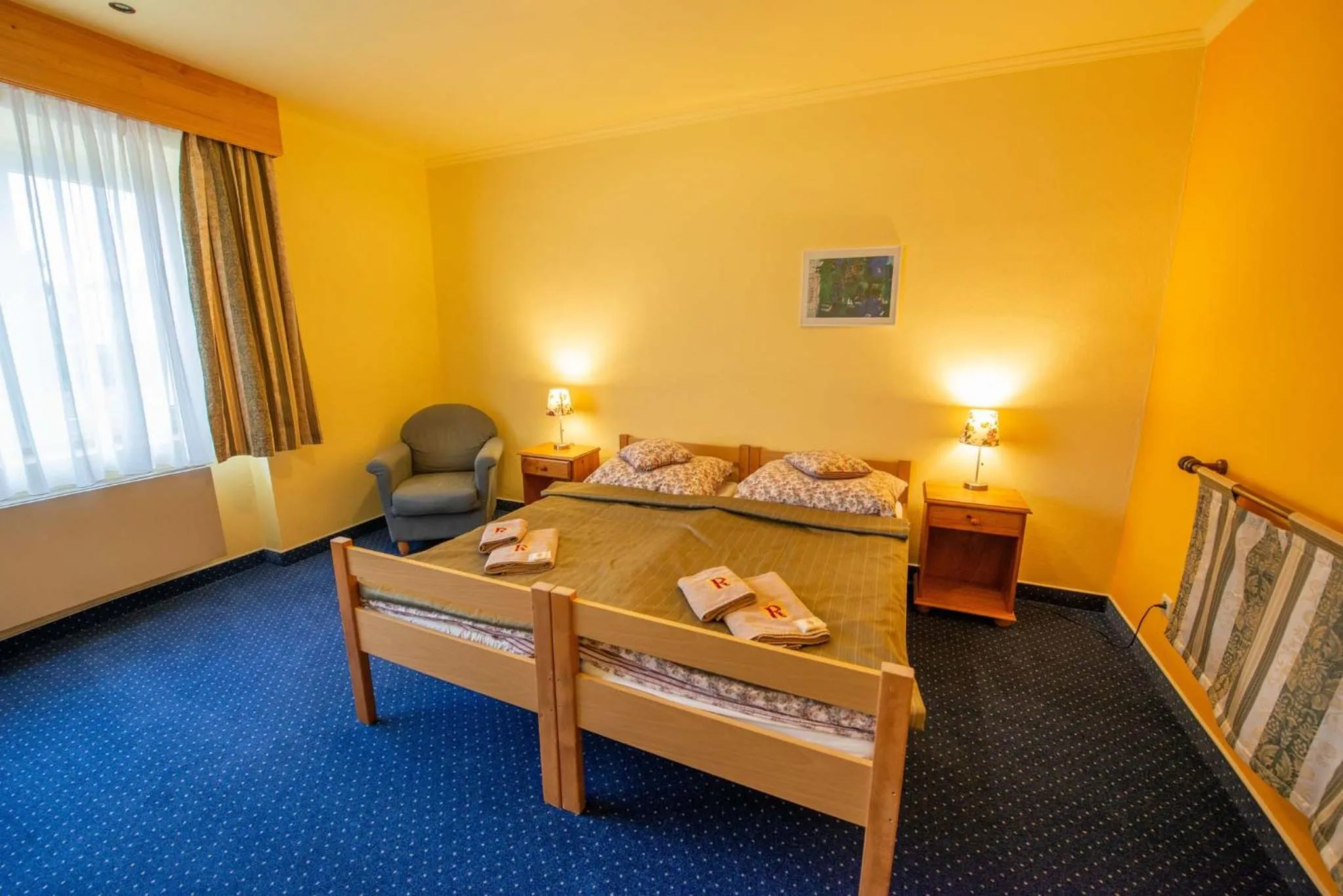 Bed in Hotel Rustikal