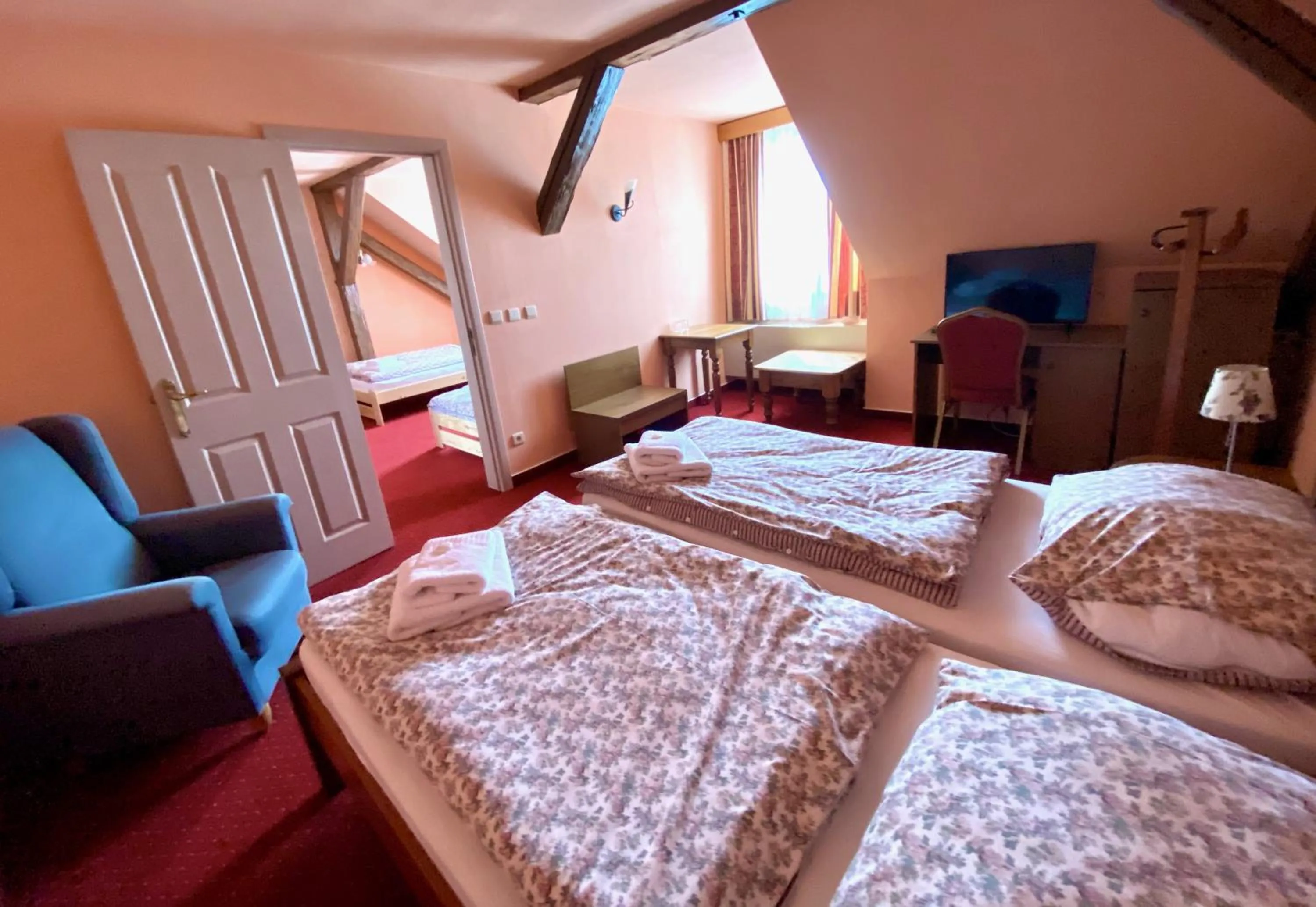 Bed in Hotel Rustikal