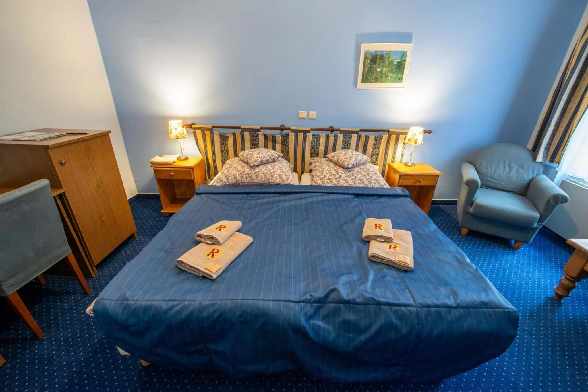 Bed in Hotel Rustikal