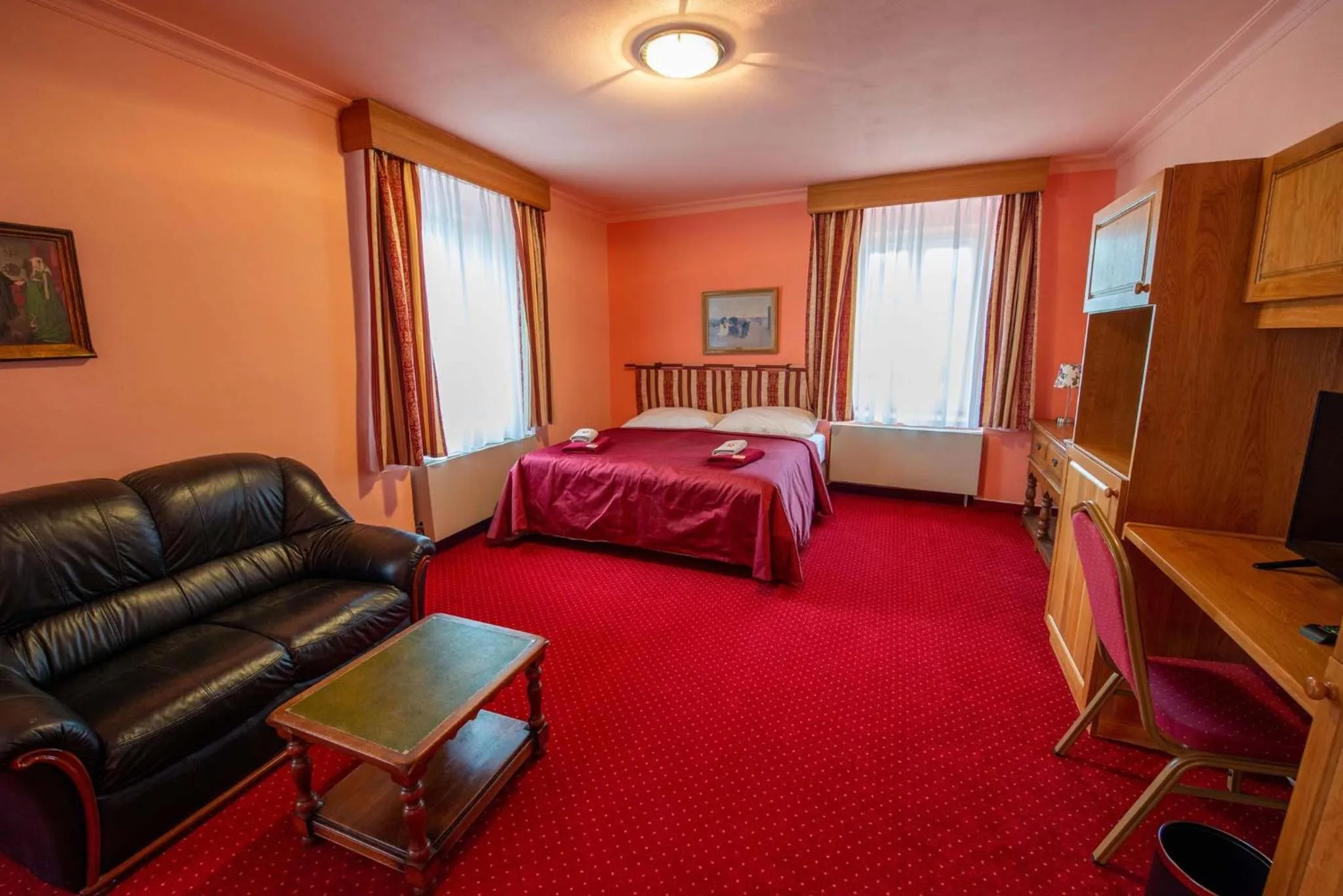 Bed in Hotel Rustikal