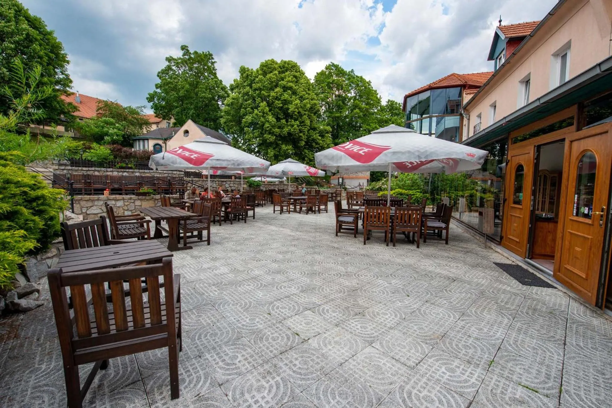 Patio in Hotel Rustikal