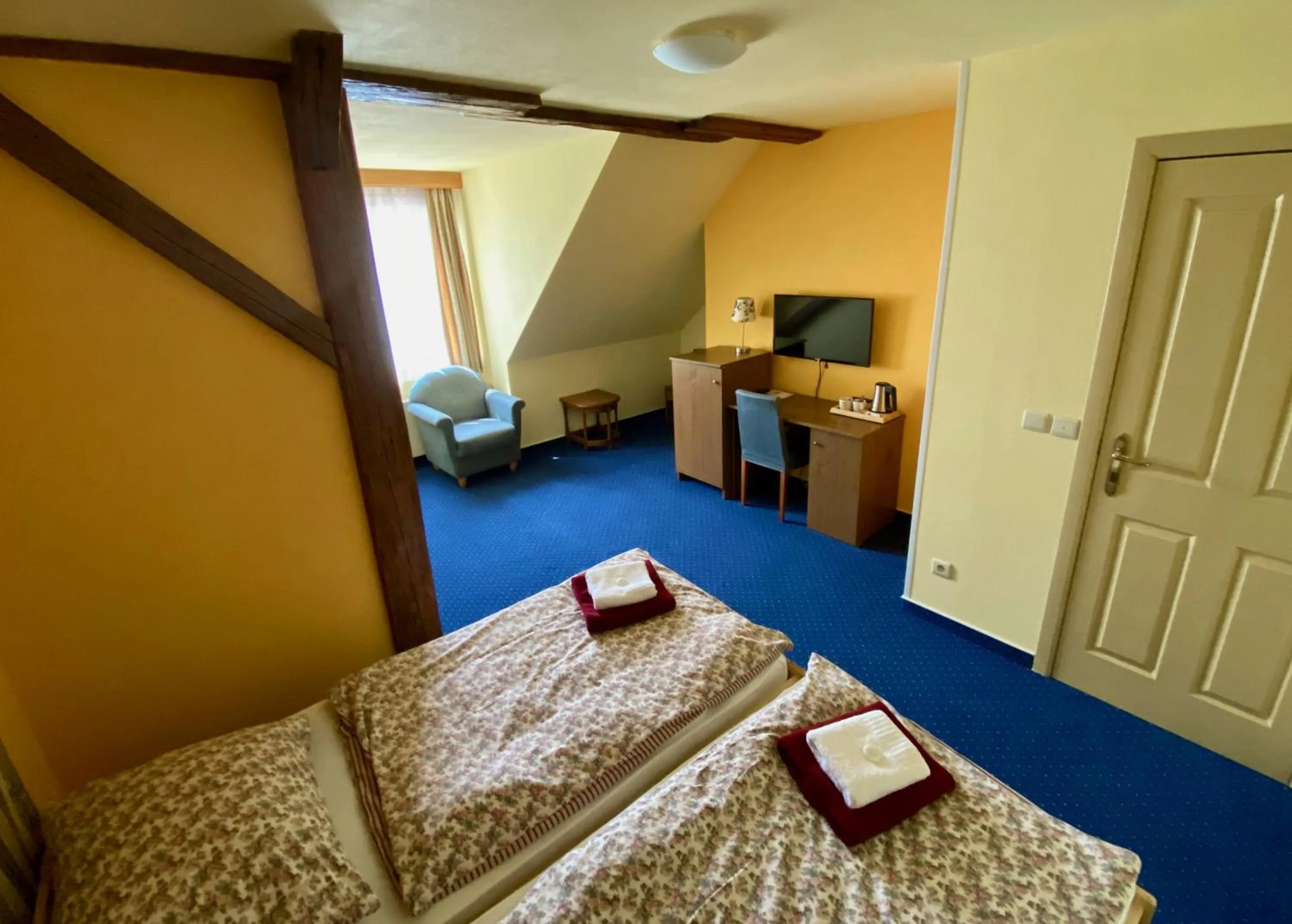 Bed in Hotel Rustikal