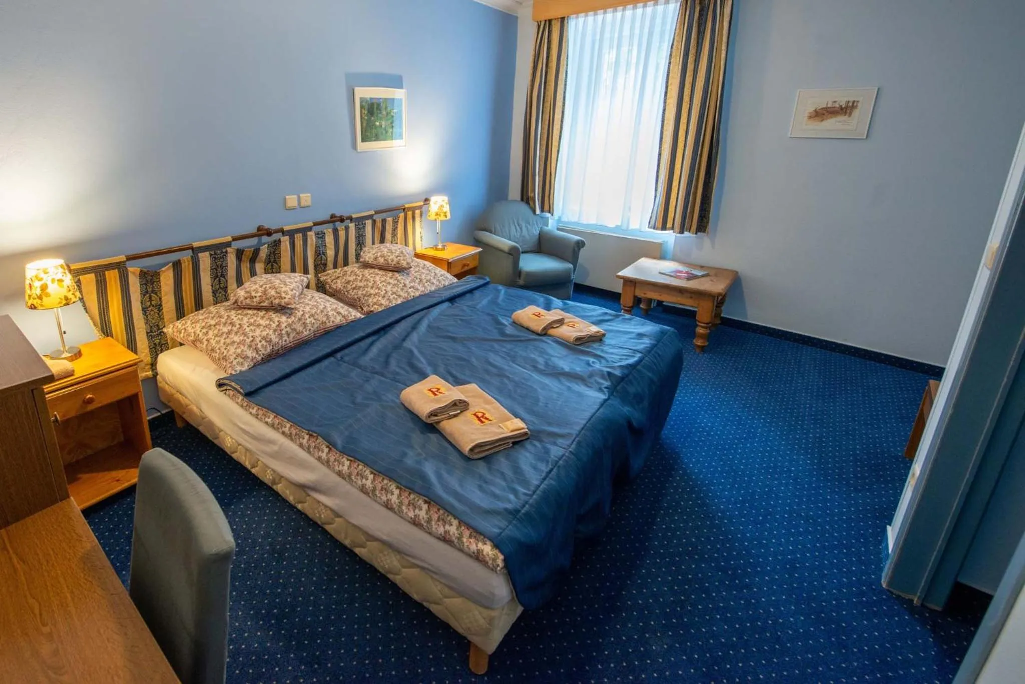 Bed in Hotel Rustikal