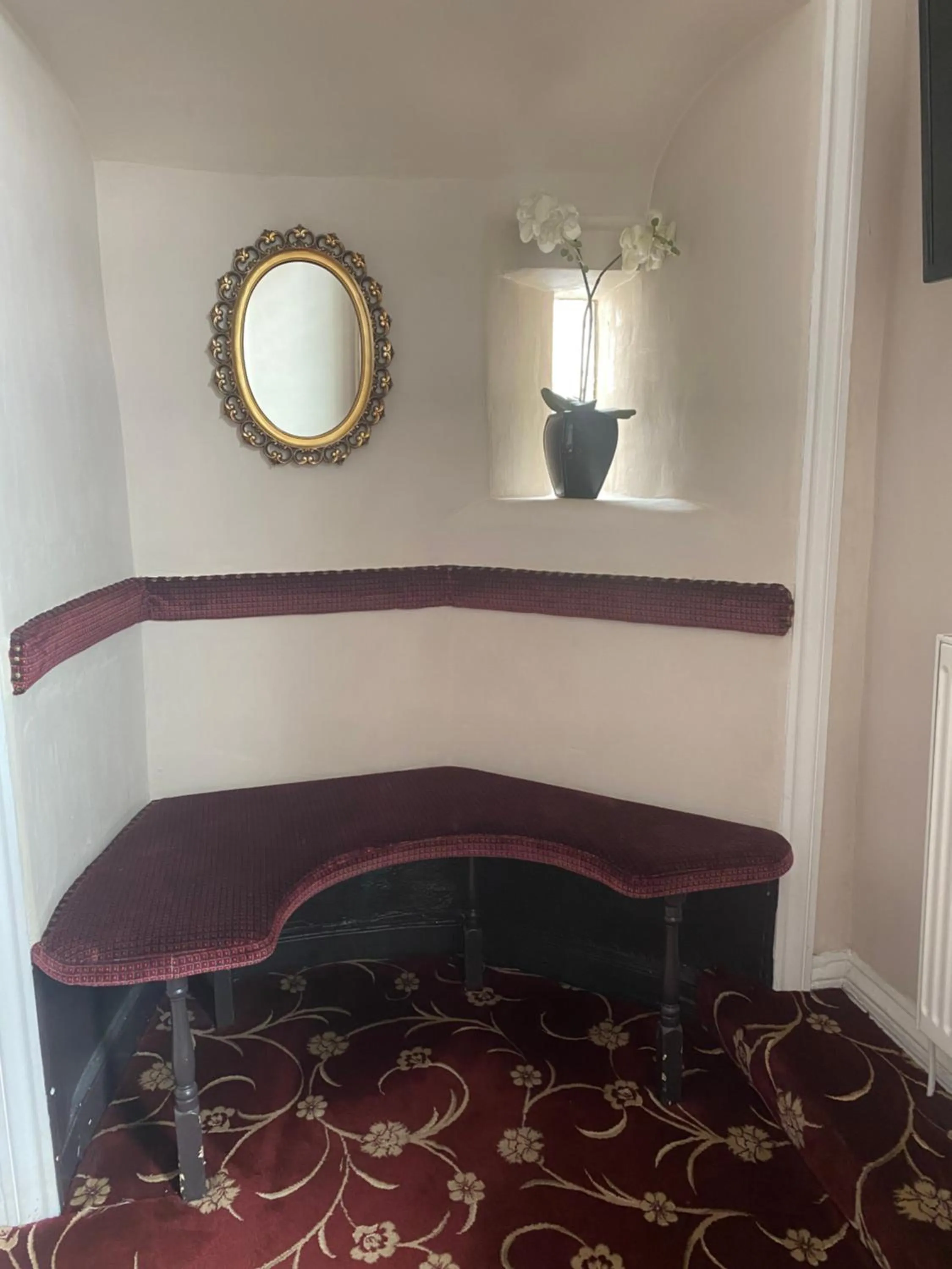 Seating area in The Tudor Hotel