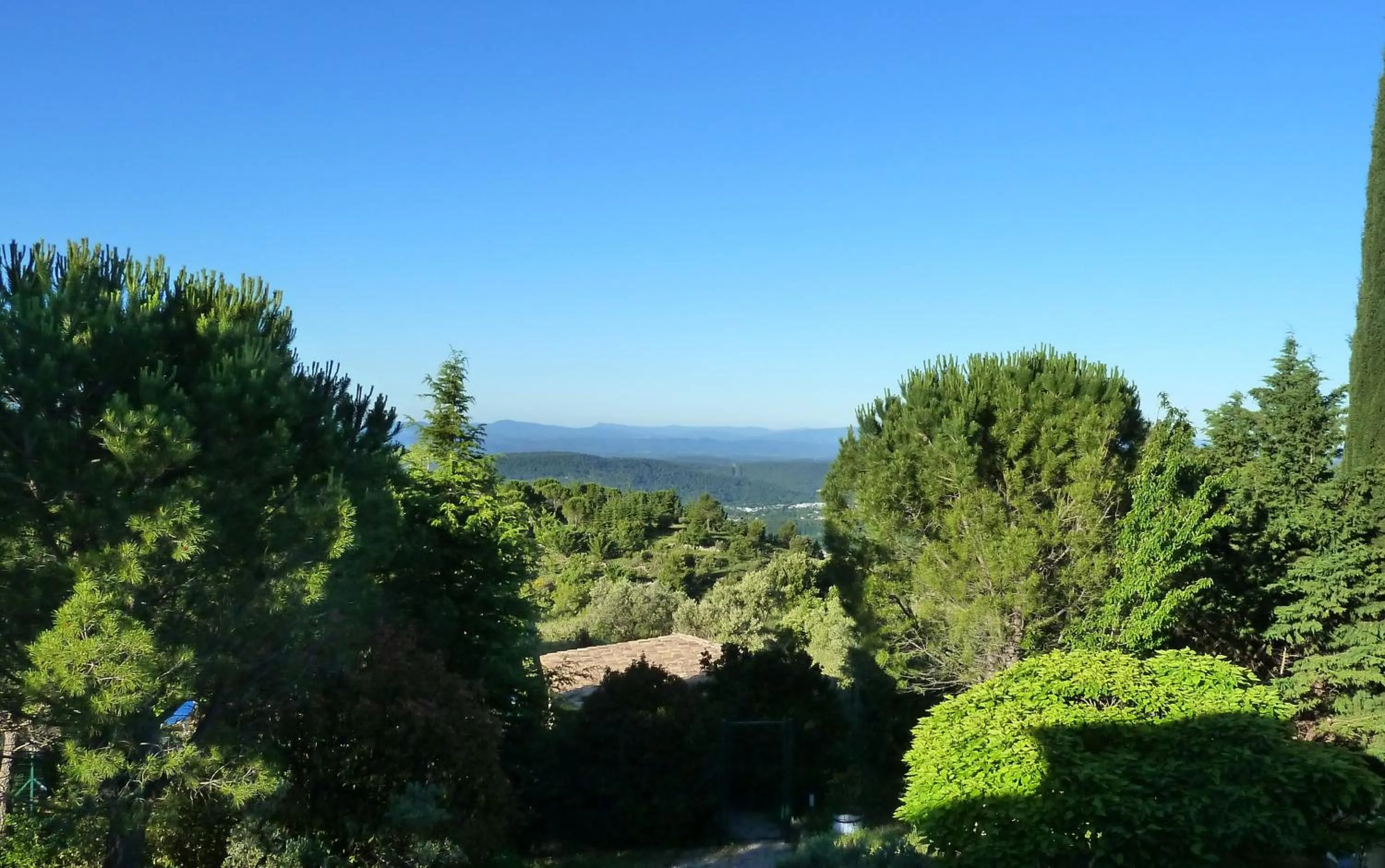 View (from property/room) in Le Mas des Collines