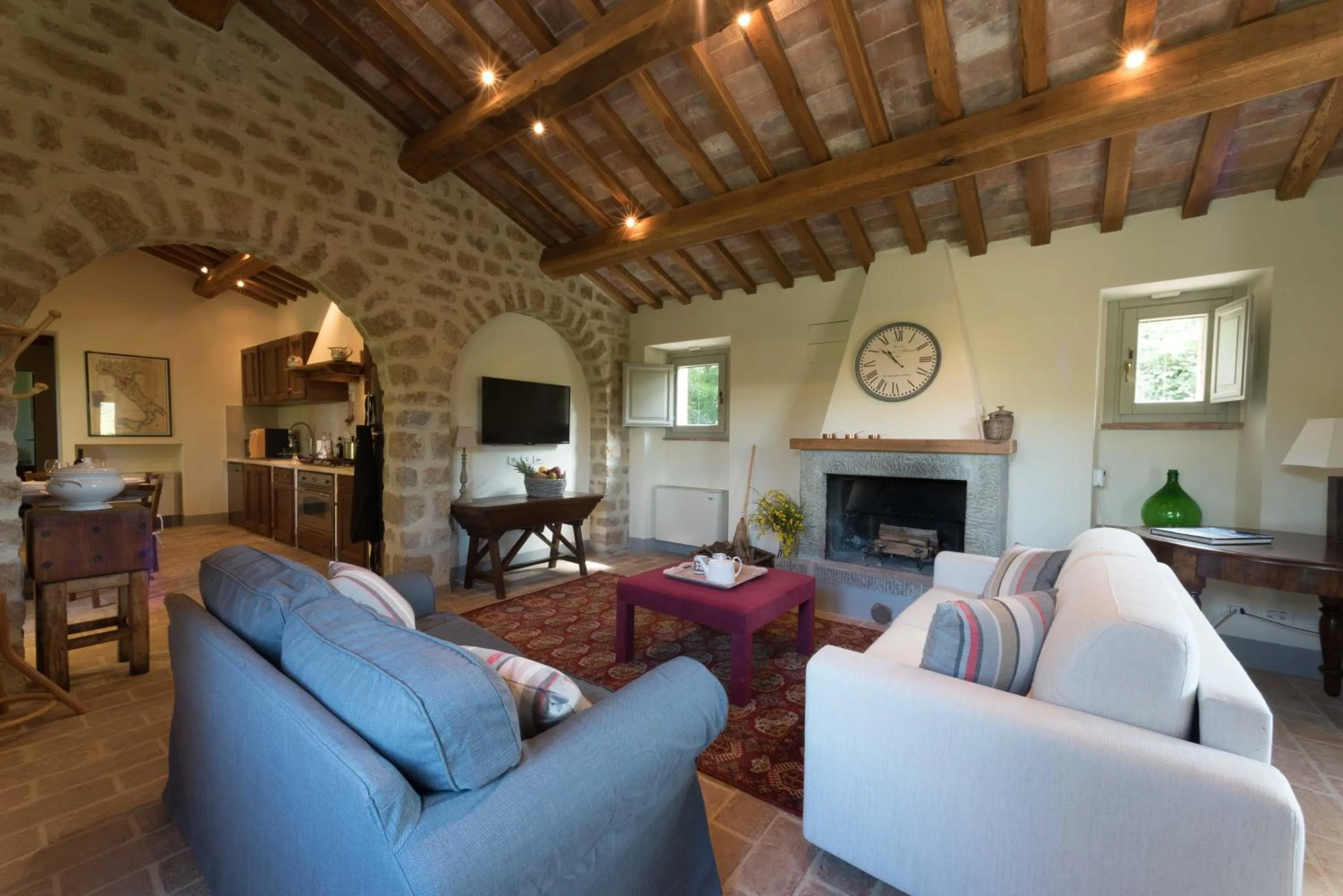 Communal lounge/ TV room in Tenuta Santo Pietro