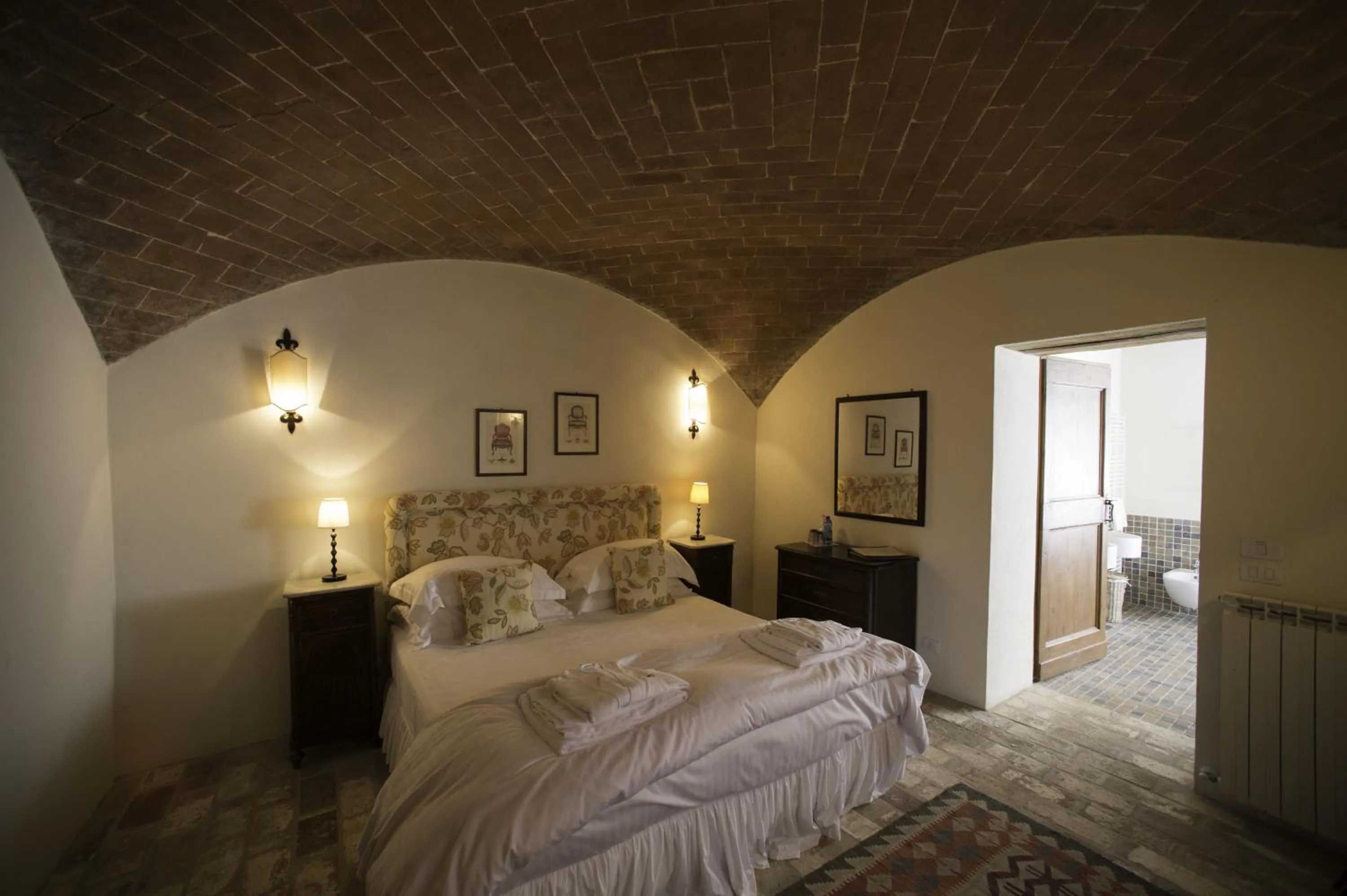 Bedroom, Bed in Tenuta Santo Pietro