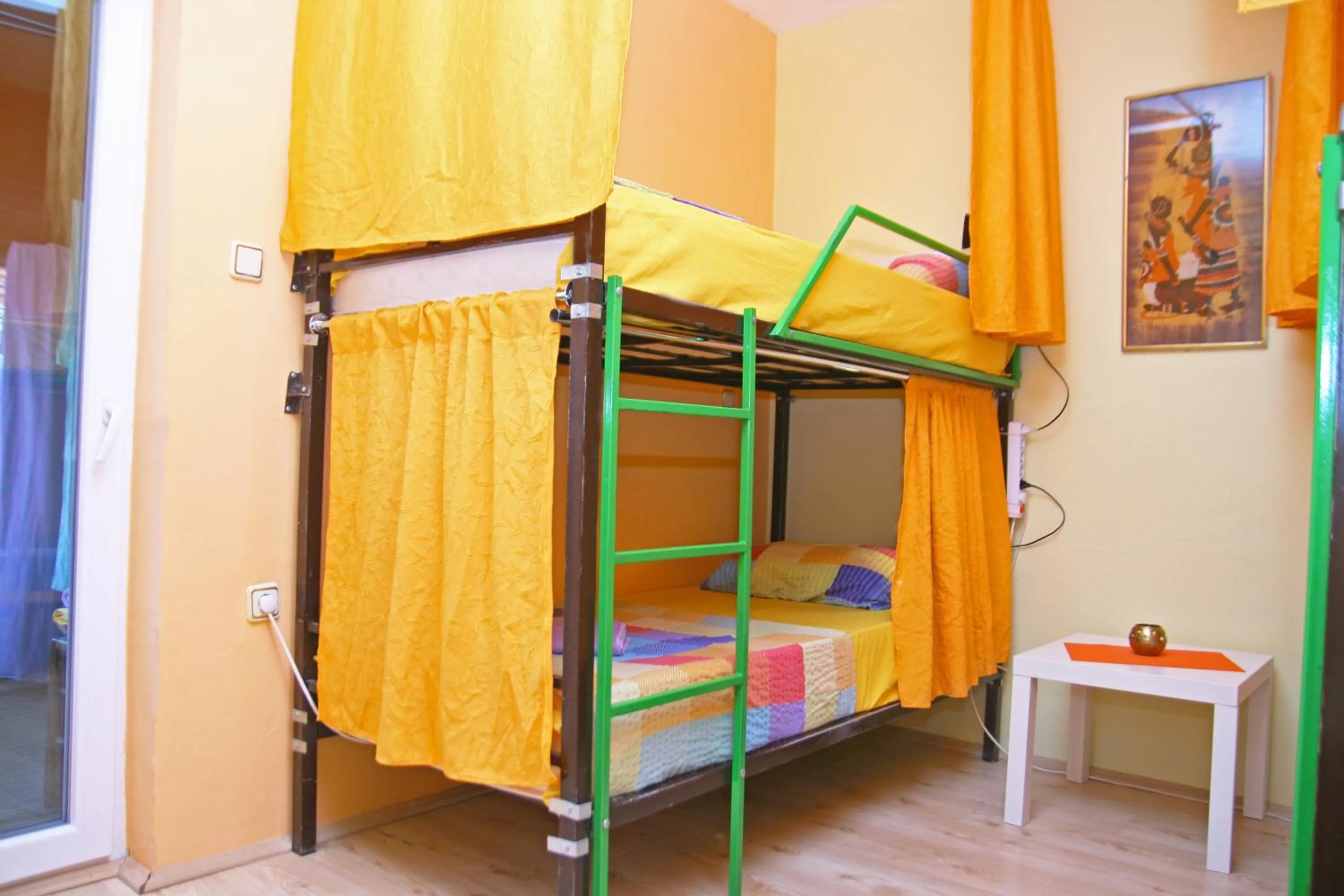 Single Bed in 4-Bed Dormitory Room in Shanti Hostel