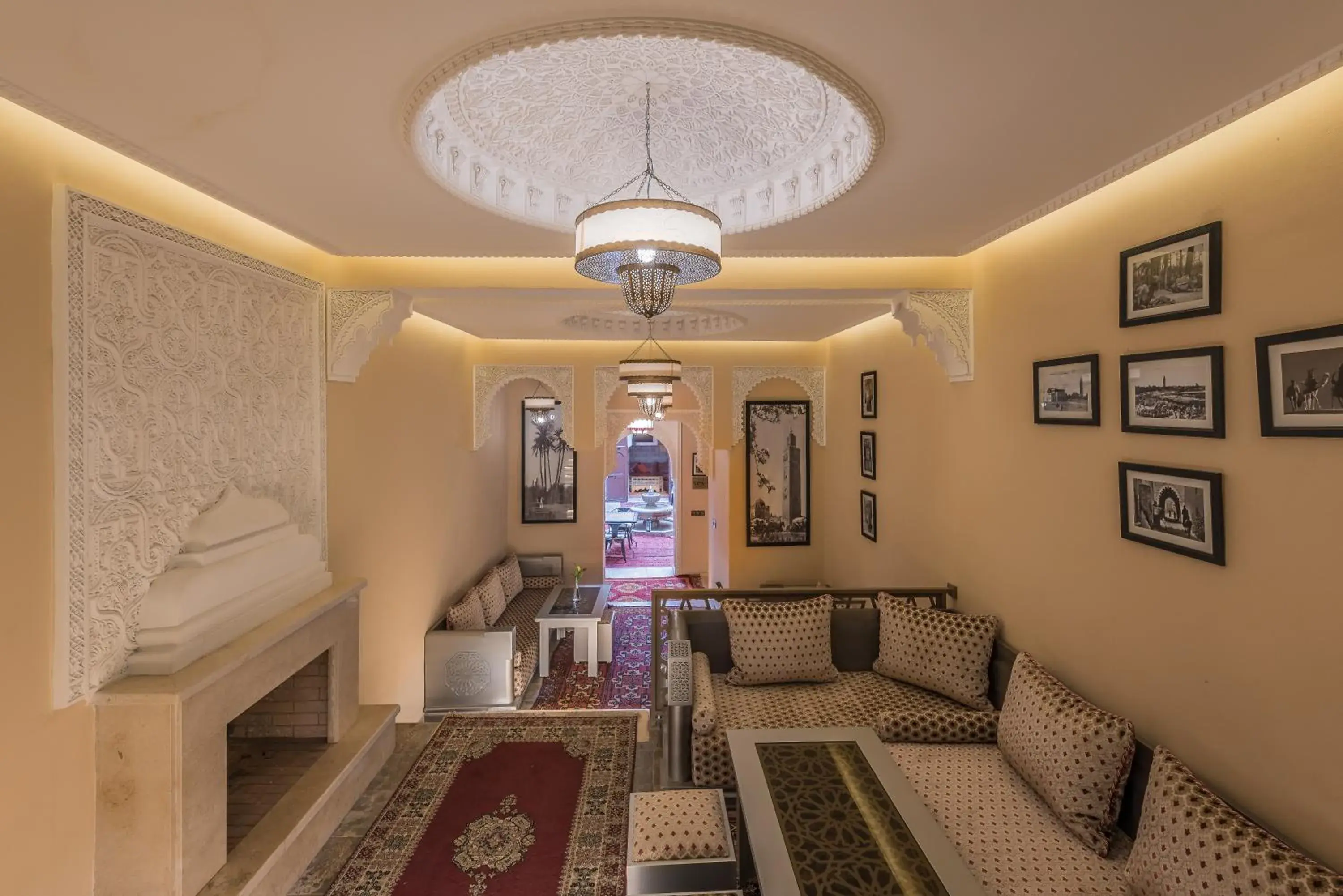 Lobby or reception in Riad Les Oliviers & Spa Lobby or reception in Riad Les Oliviers & Spa