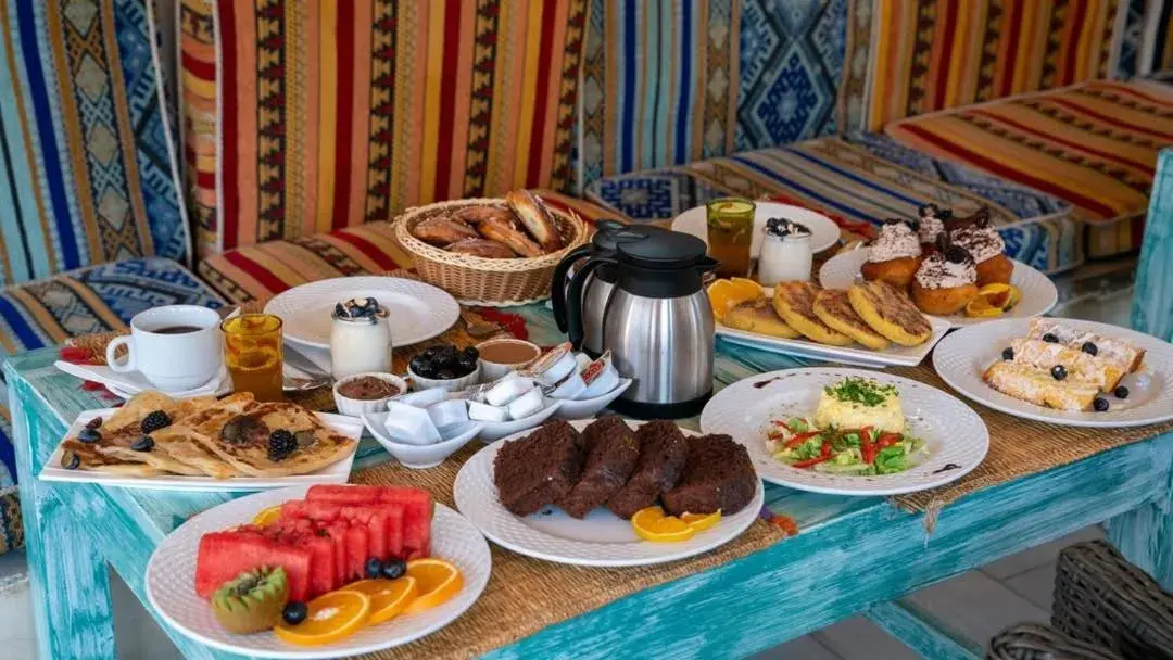 Breakfast in Riad Les Oliviers & Spa Breakfast in Riad Les Oliviers & Spa