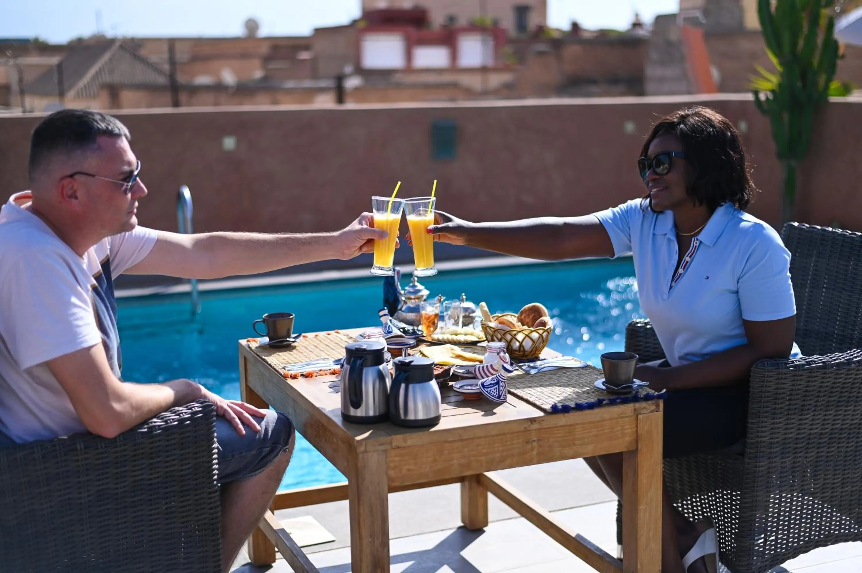 Breakfast in Riad Les Oliviers & Spa