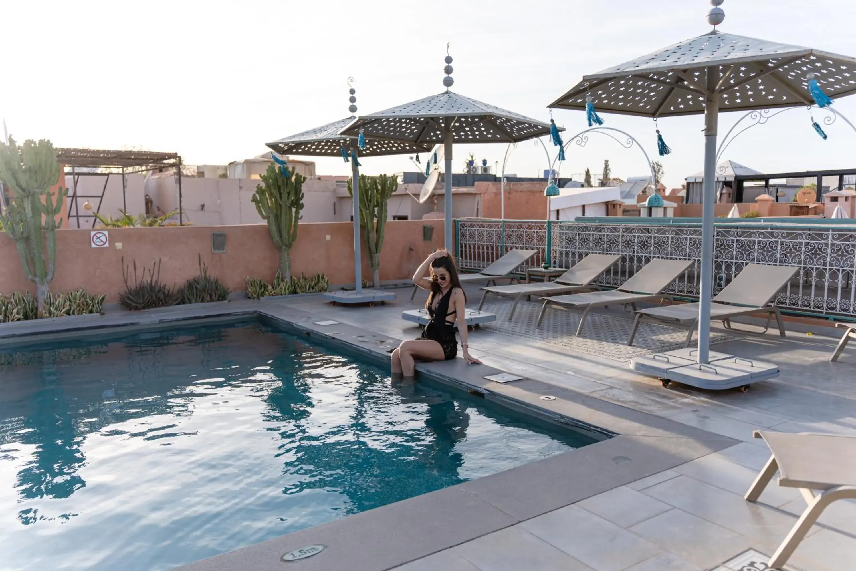 Swimming pool in Riad Les Oliviers & Spa Swimming pool in Riad Les Oliviers & Spa