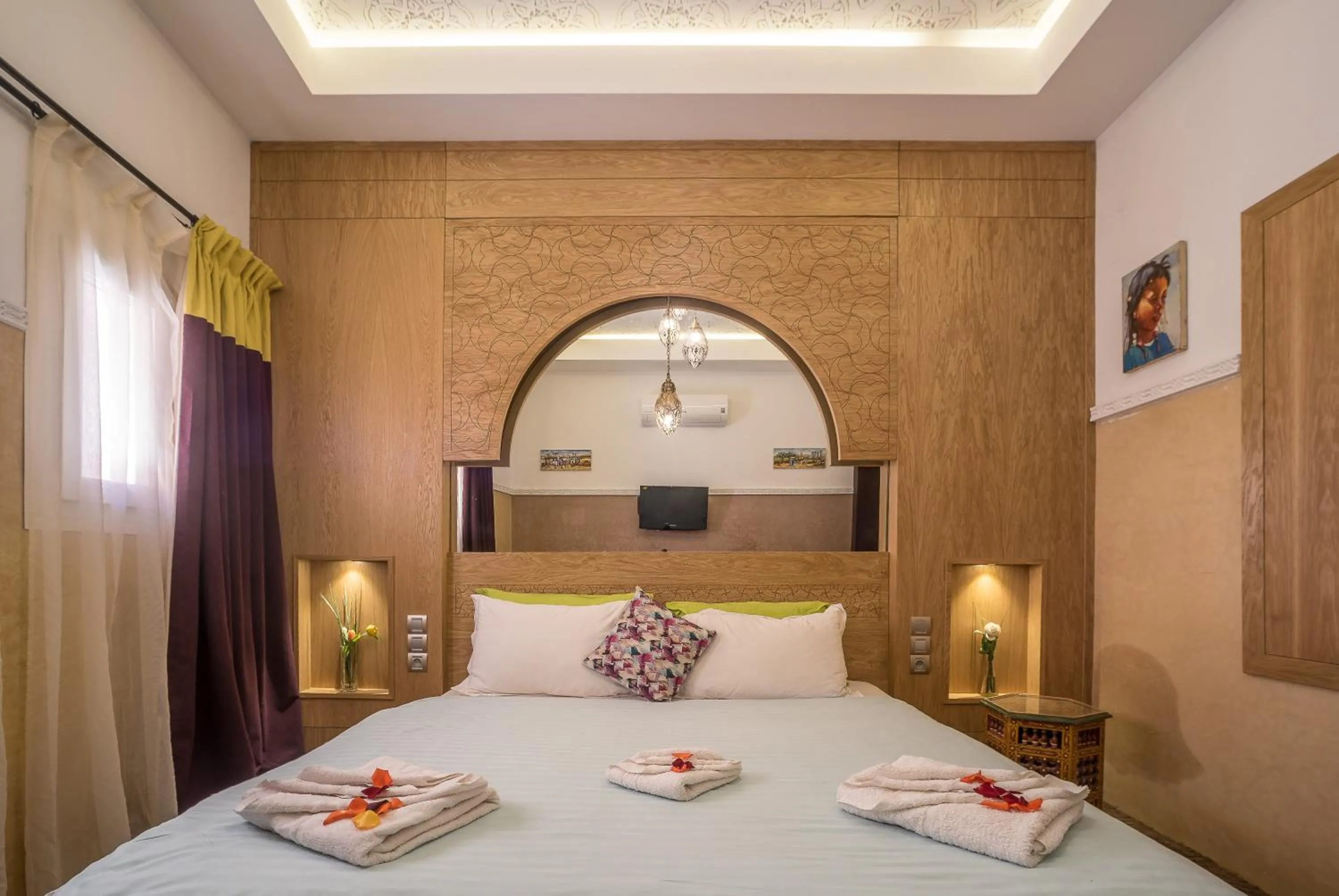 Family, Bed in Riad Les Oliviers & Spa