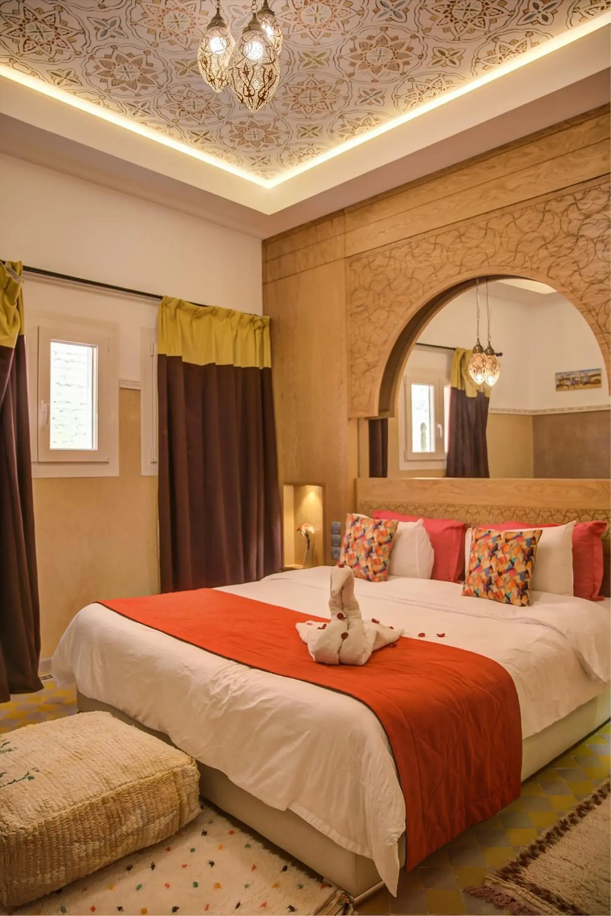 Bedroom, Bed in Riad Les Oliviers & Spa Bedroom, Bed in Riad Les Oliviers & Spa