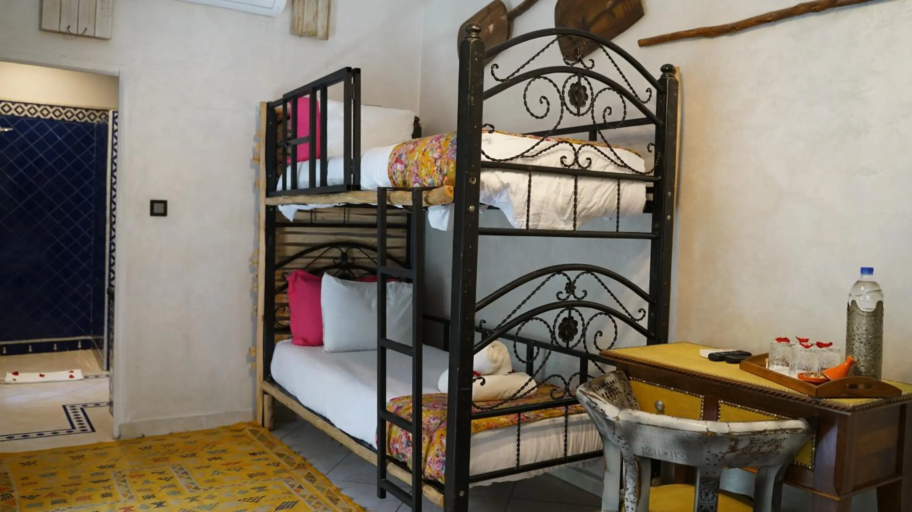 Bed in Riad Les Oliviers & Spa Bed in Riad Les Oliviers & Spa