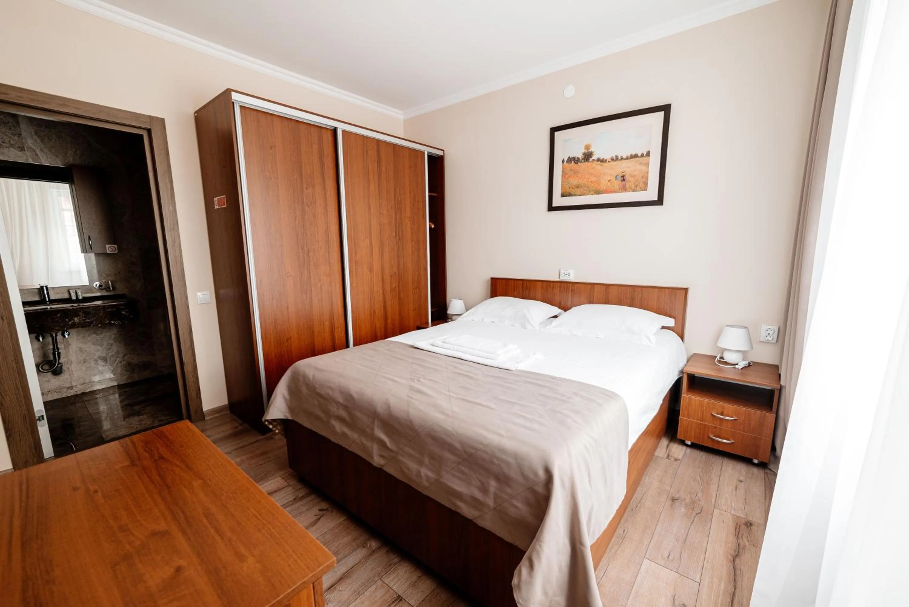 Bedroom, Bed in Chagala Hotel Uralsk