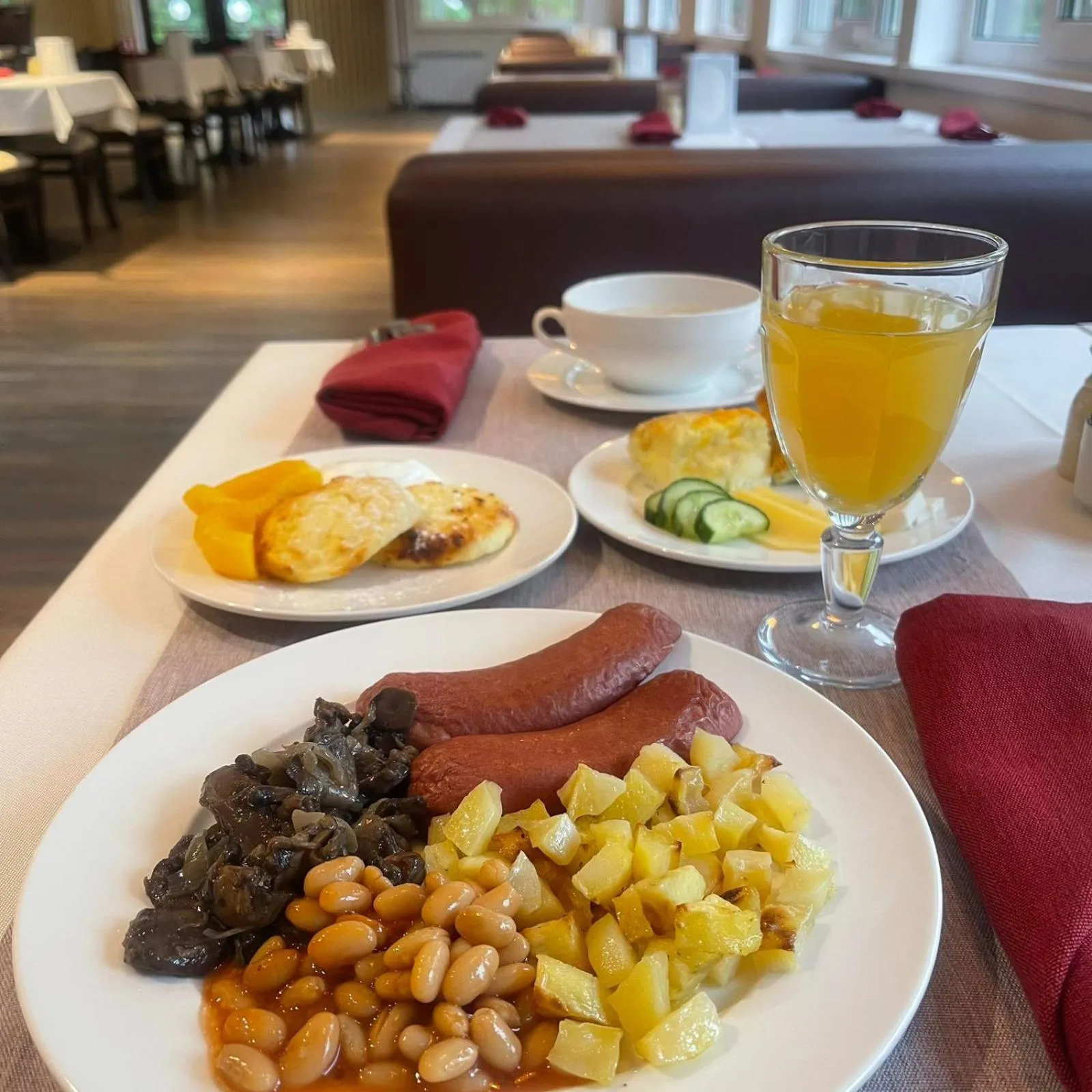 Food and drinks in Chagala Hotel Uralsk