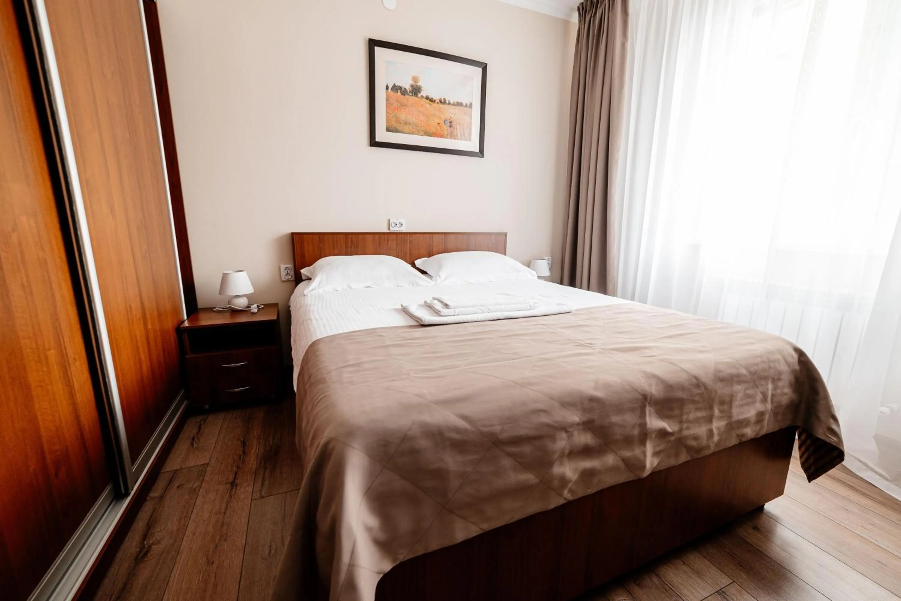 Bedroom, Bed in Chagala Hotel Uralsk