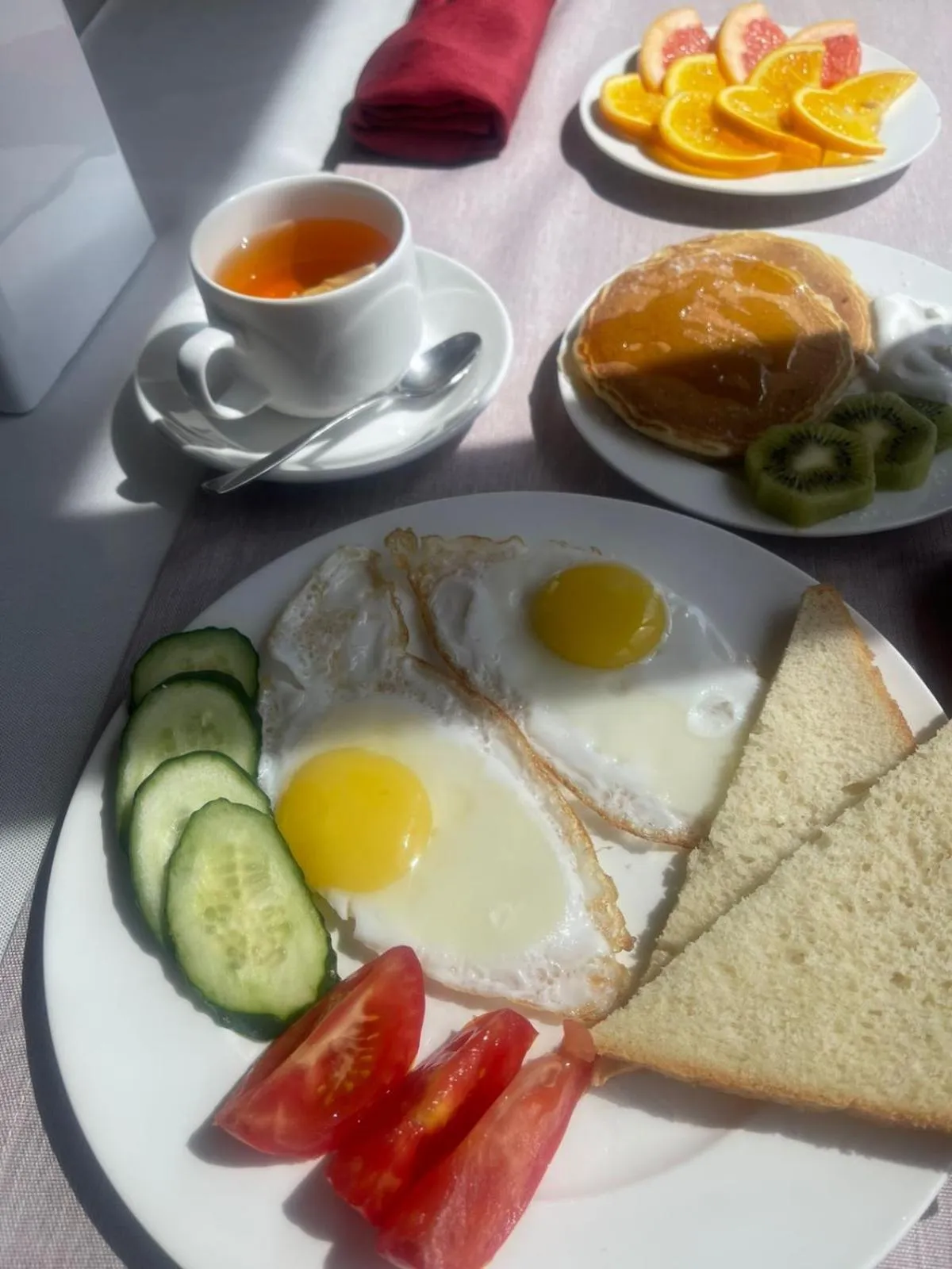 Food and drinks in Chagala Hotel Uralsk