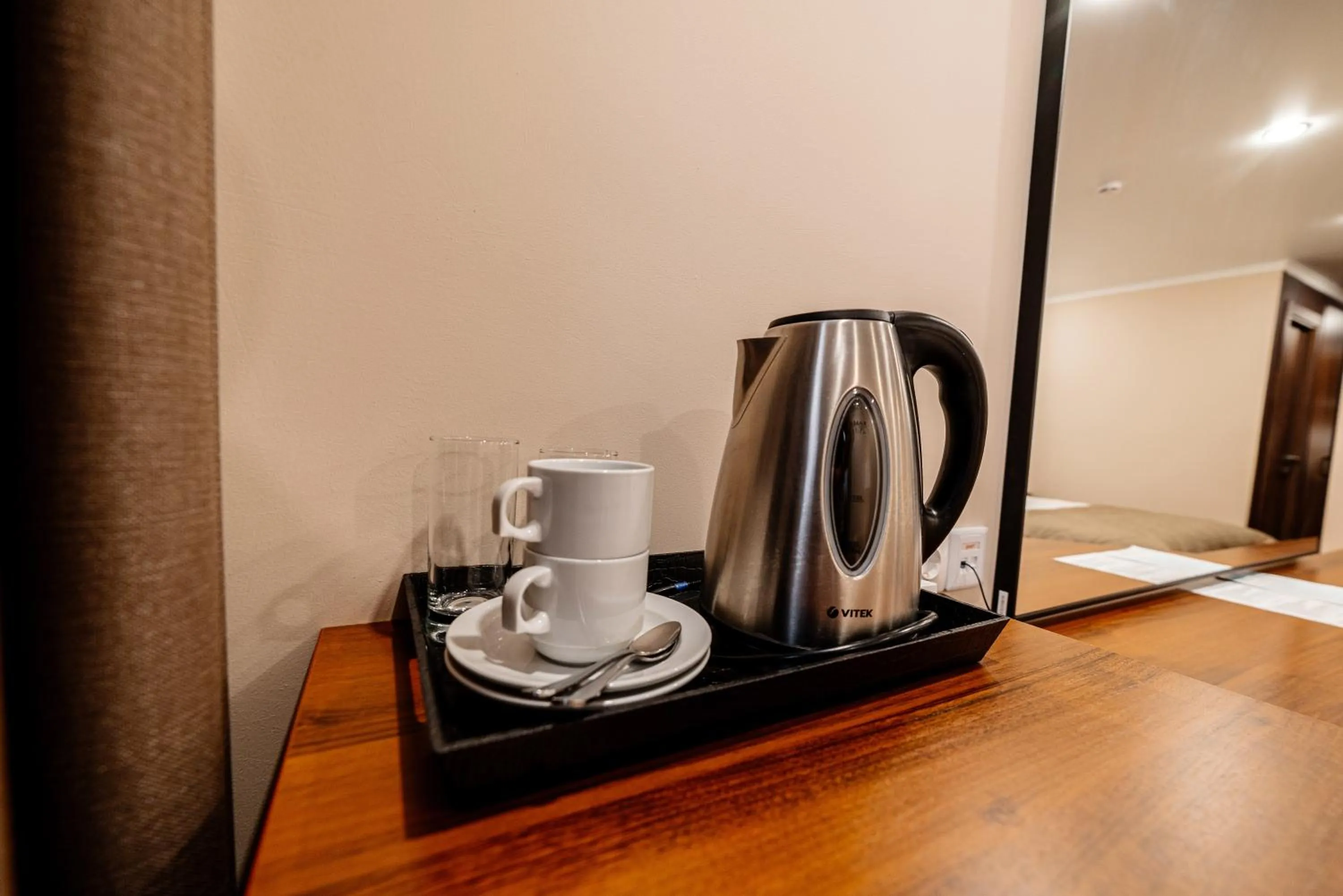 Coffee/tea facilities in Chagala Hotel Uralsk