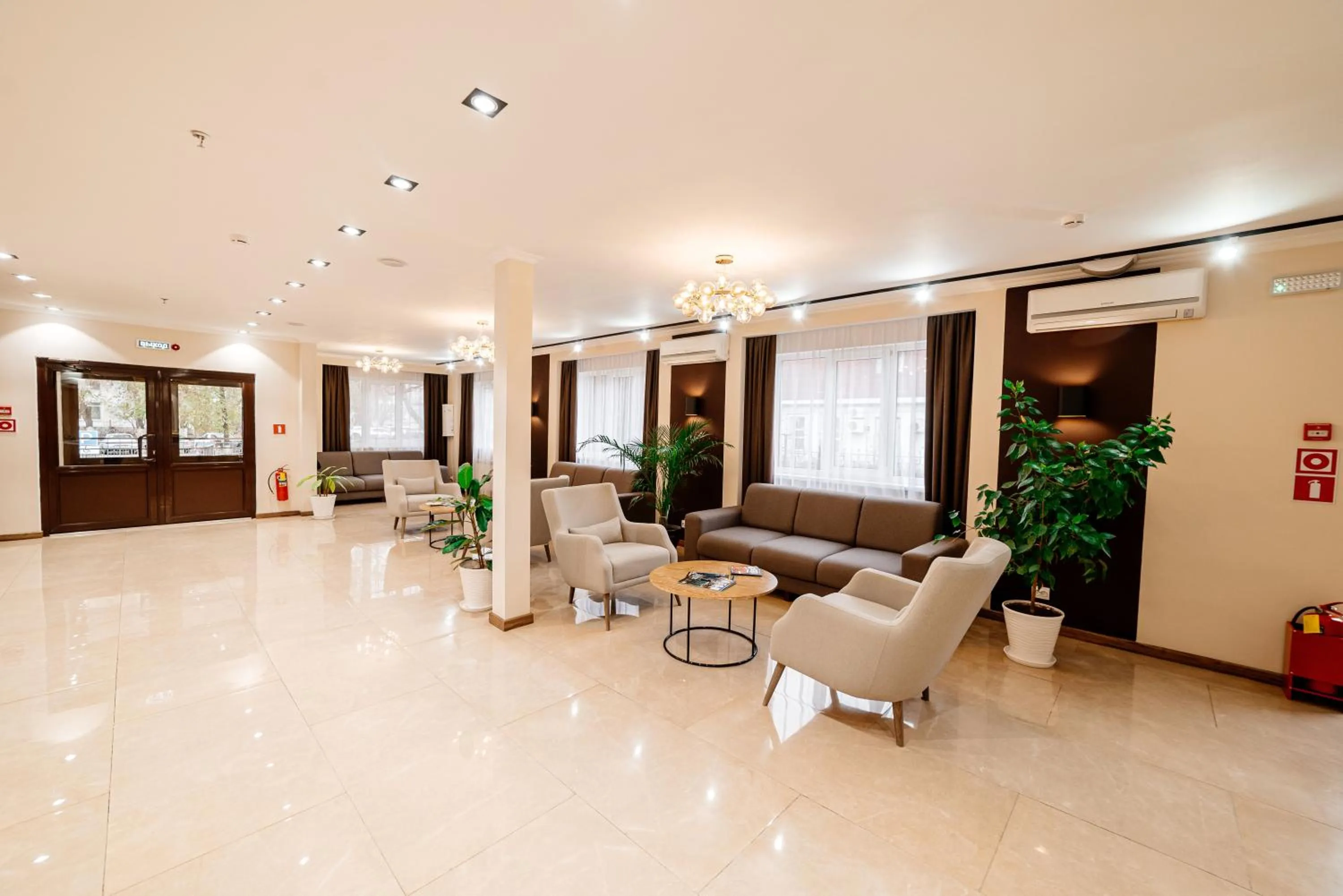 Lobby or reception in Chagala Hotel Uralsk