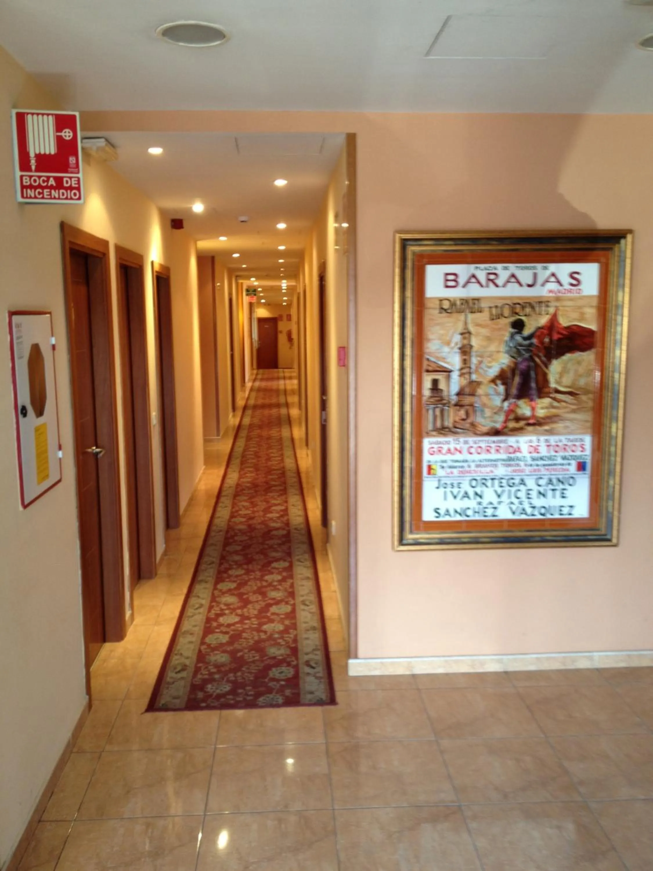 Lobby or reception in Hostal Aeropuerto