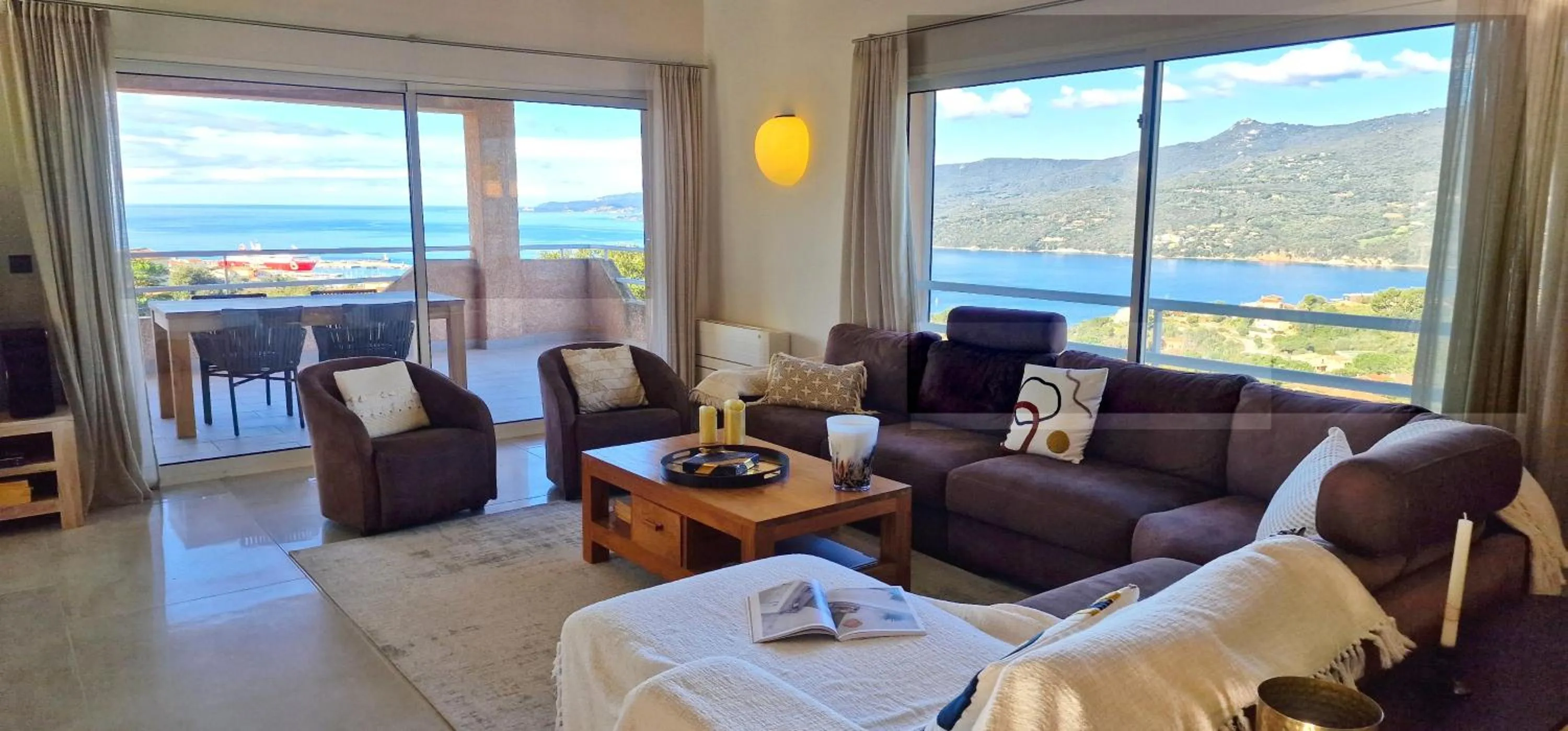 Living room in Résidence Aria Marina