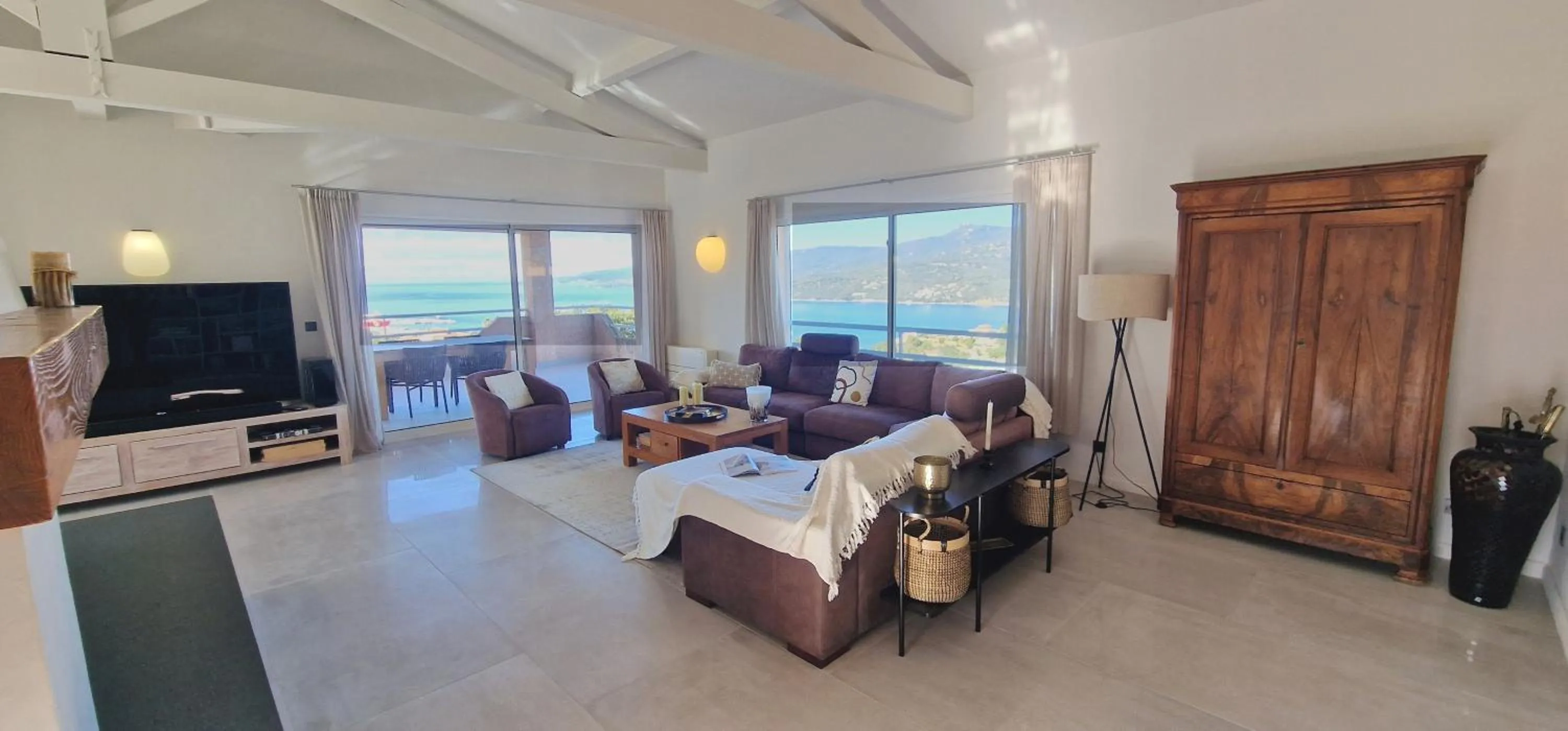 Living room in Résidence Aria Marina