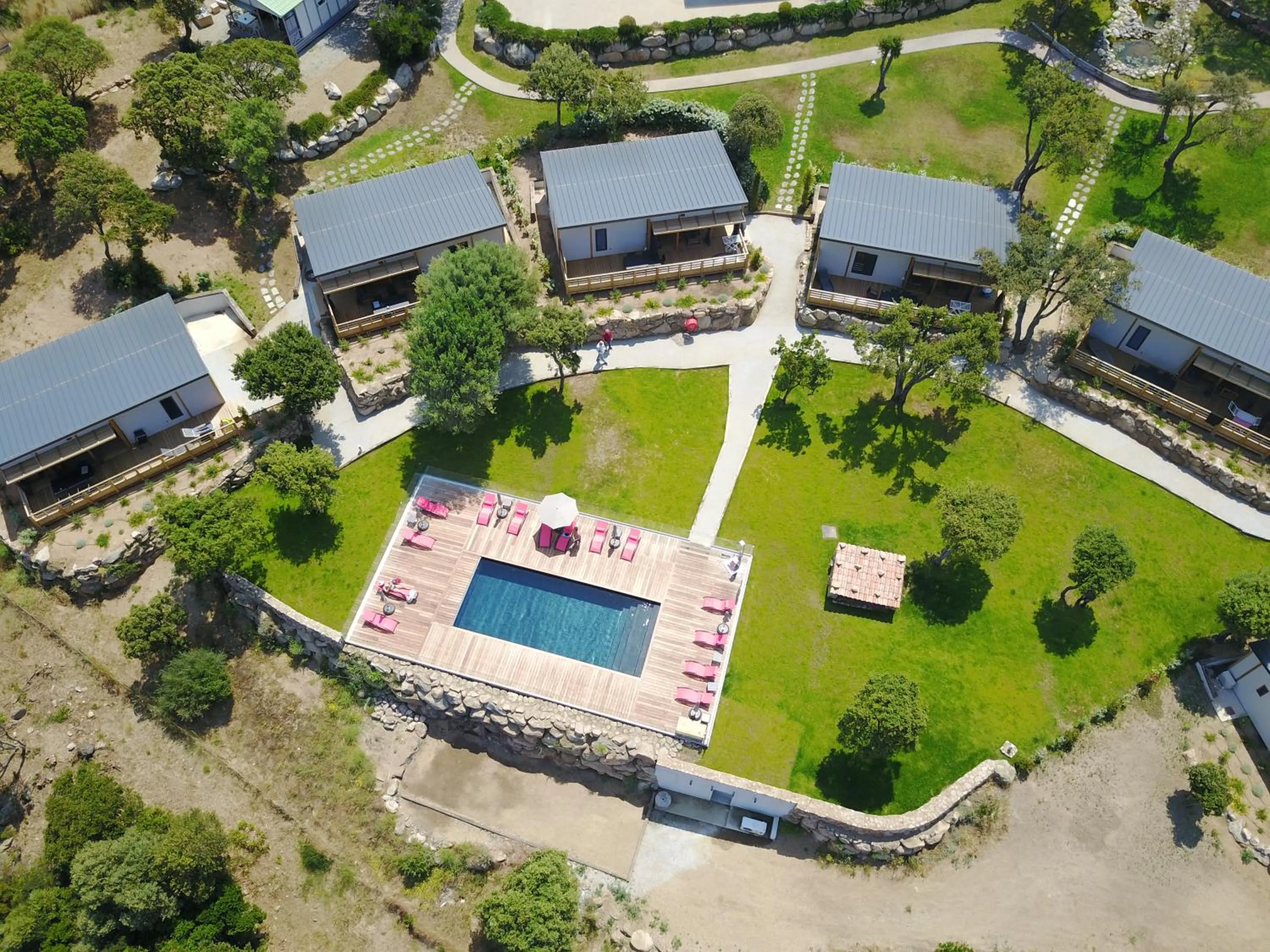 Bird's eye view in Résidence Aria Marina