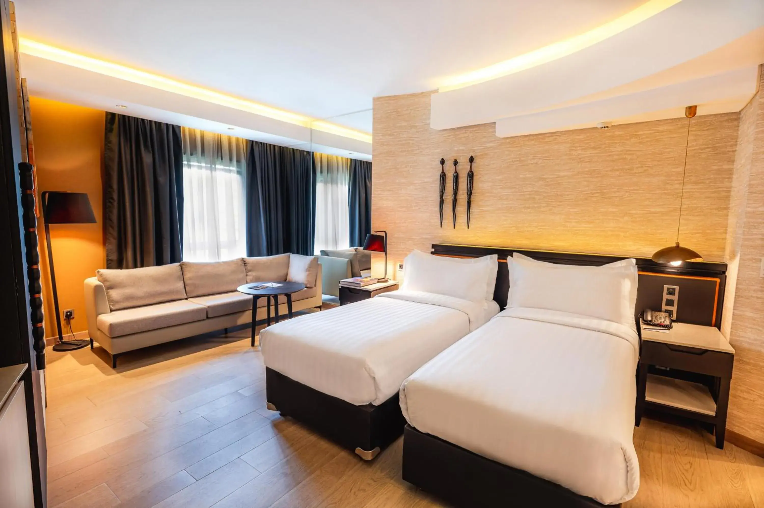 Bed in Tribe Hotel, Nairobi, a Member of Design Hotels Bed in Tribe Hotel, Nairobi, a Member of Design Hotels