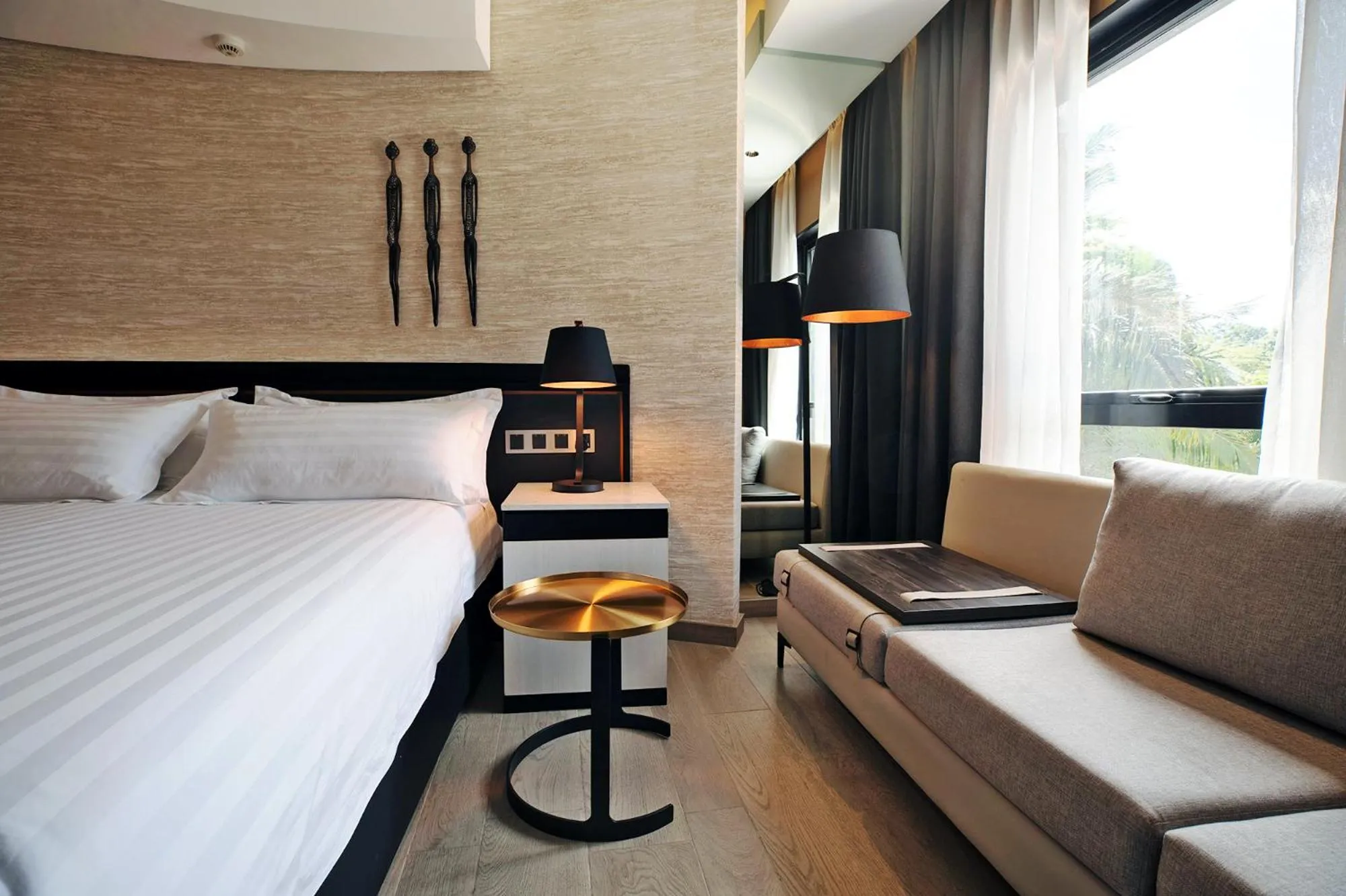 Bed in Tribe Hotel, Nairobi, a Member of Design Hotels