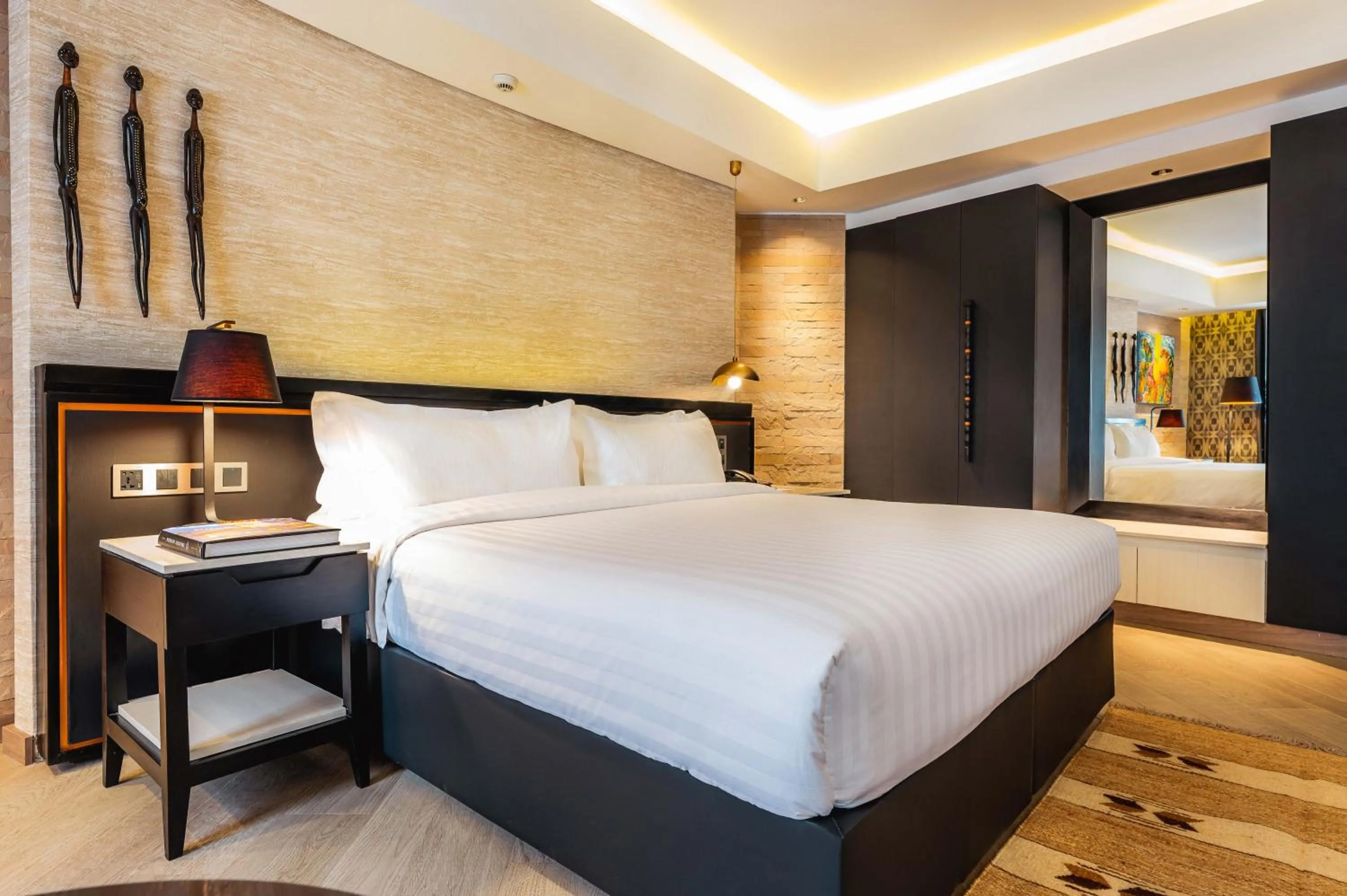 Bed in Tribe Hotel, Nairobi, a Member of Design Hotels