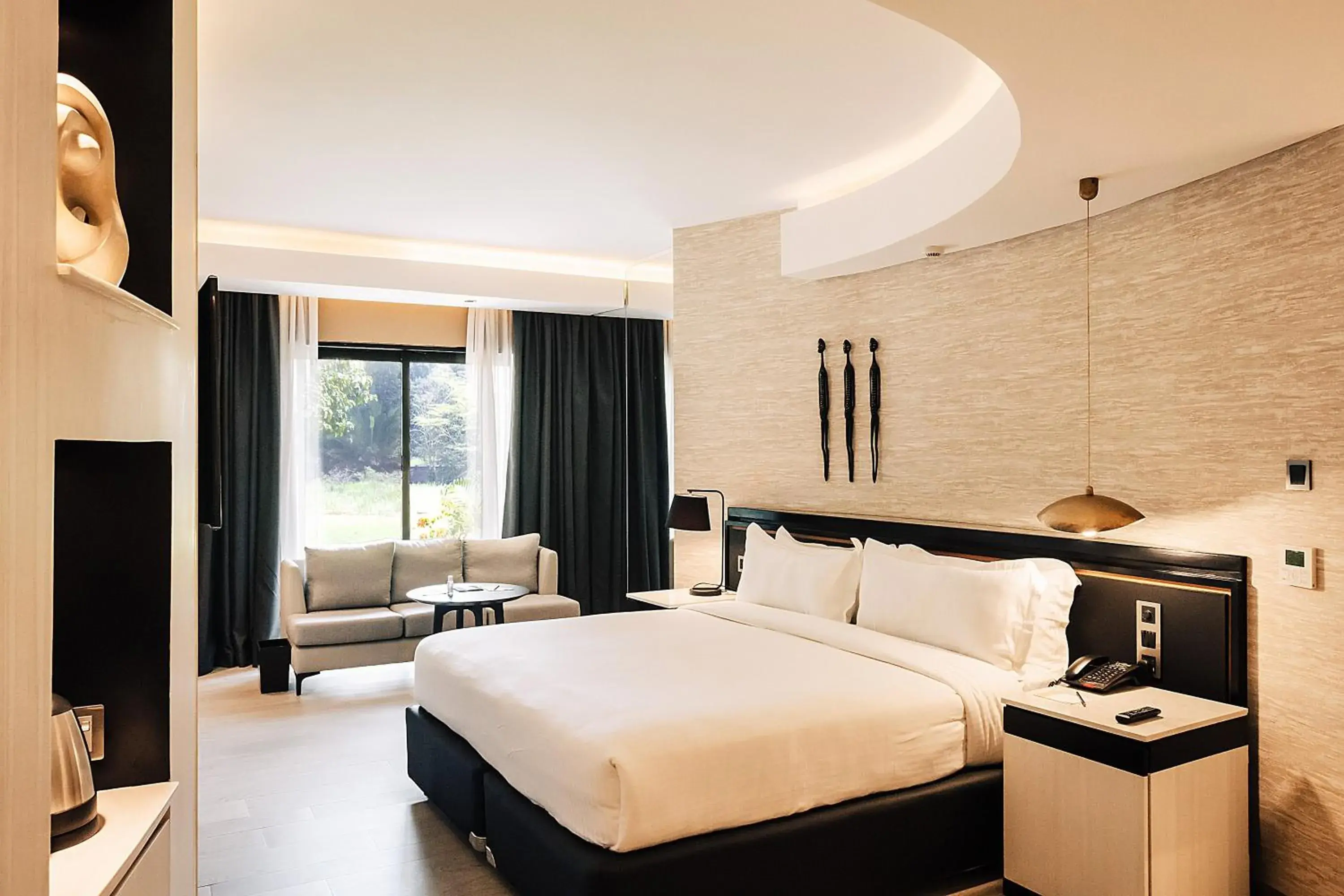 Bedroom, Bed in Tribe Hotel, Nairobi, a Member of Design Hotels Bedroom, Bed in Tribe Hotel, Nairobi, a Member of Design Hotels