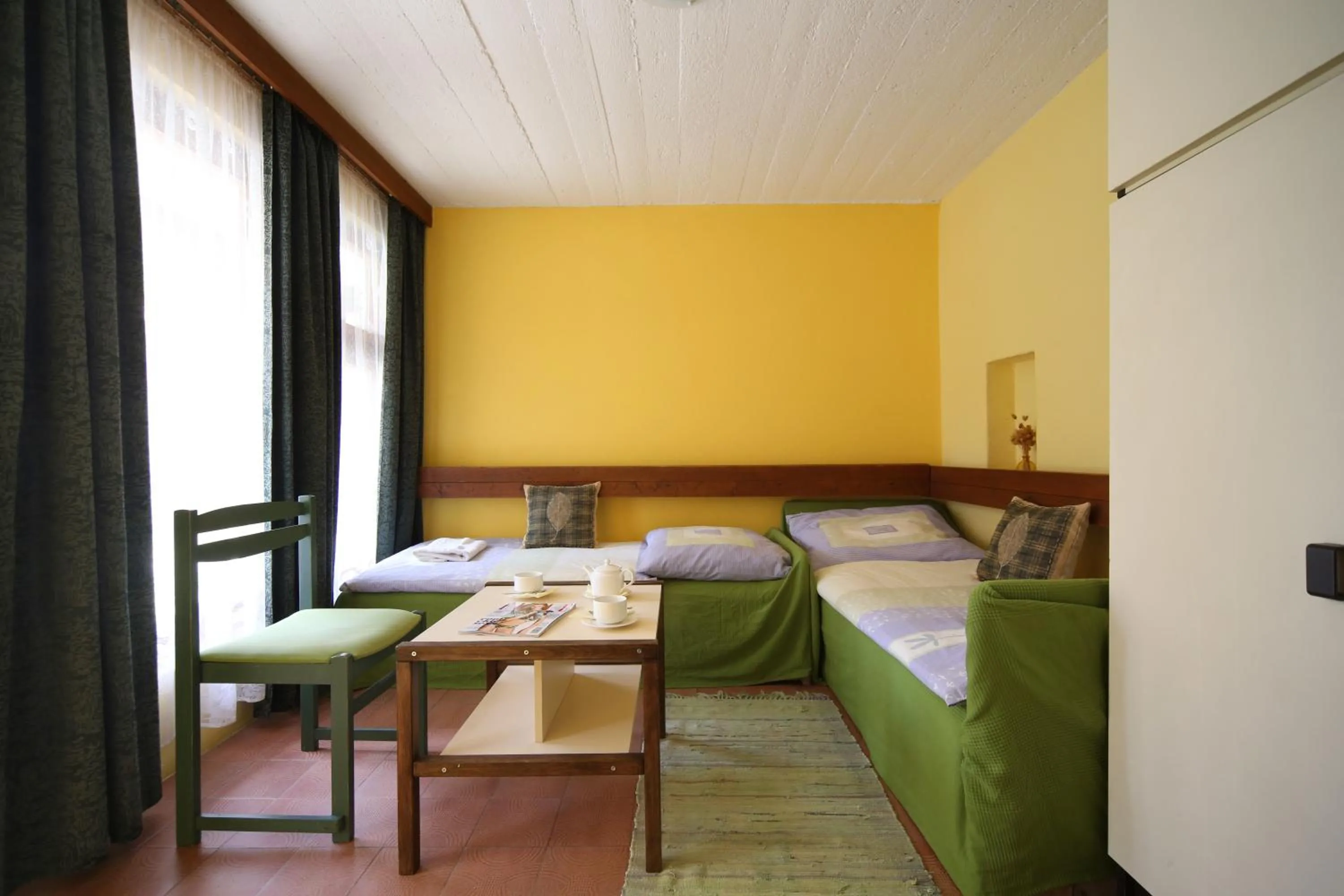 Bed in Hotel Melis