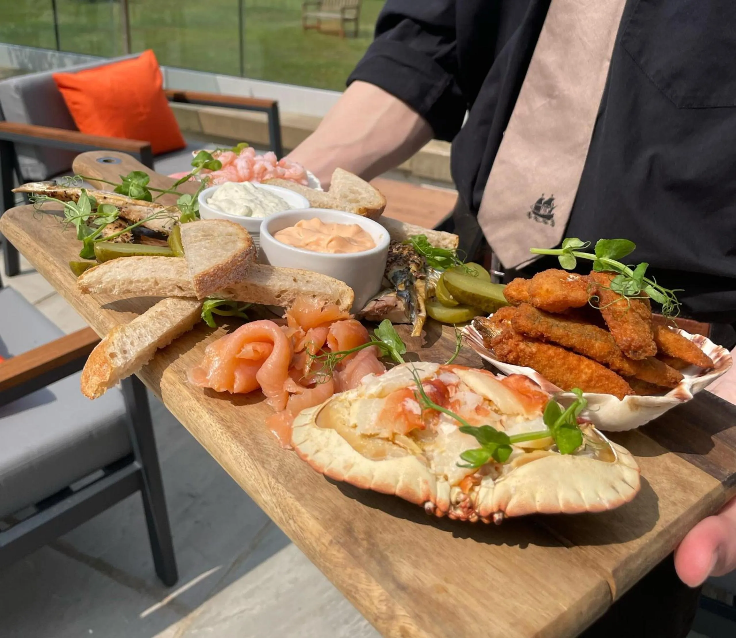 Food close-up in Sea Marge Hotel