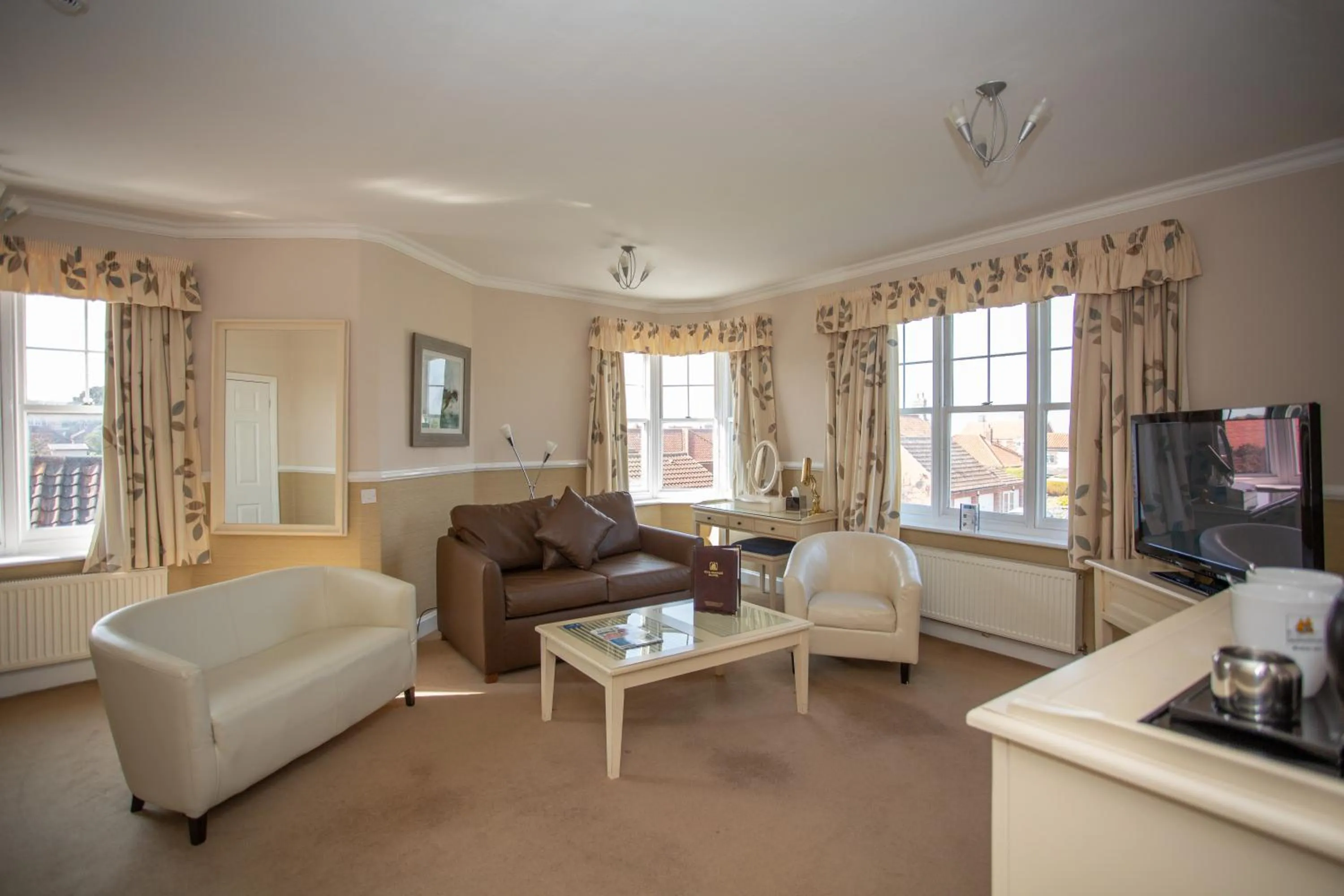 Seating area in Sea Marge Hotel