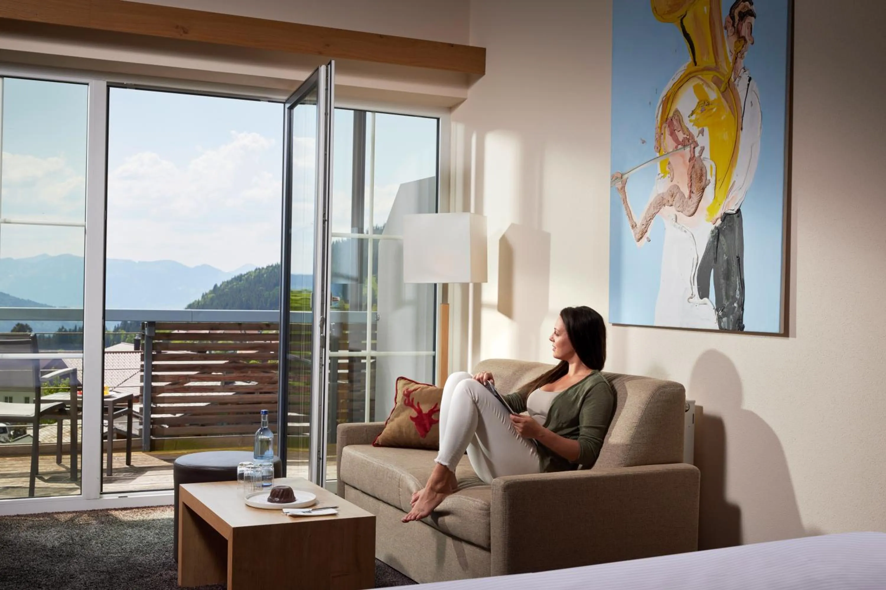 Balcony/Terrace in Panoramahotel Oberjoch