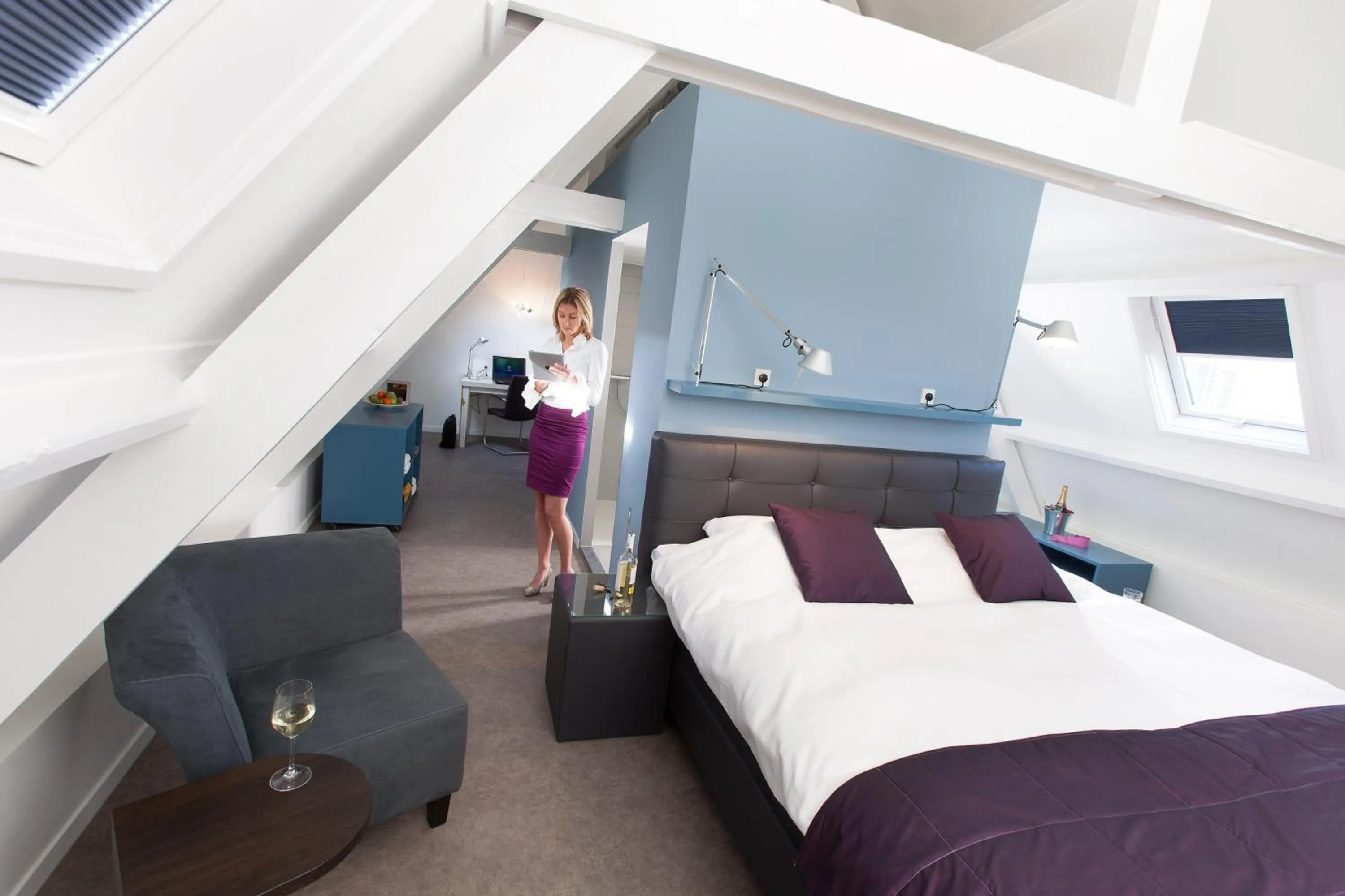 Bed in Boutique Hotel 't Lansink