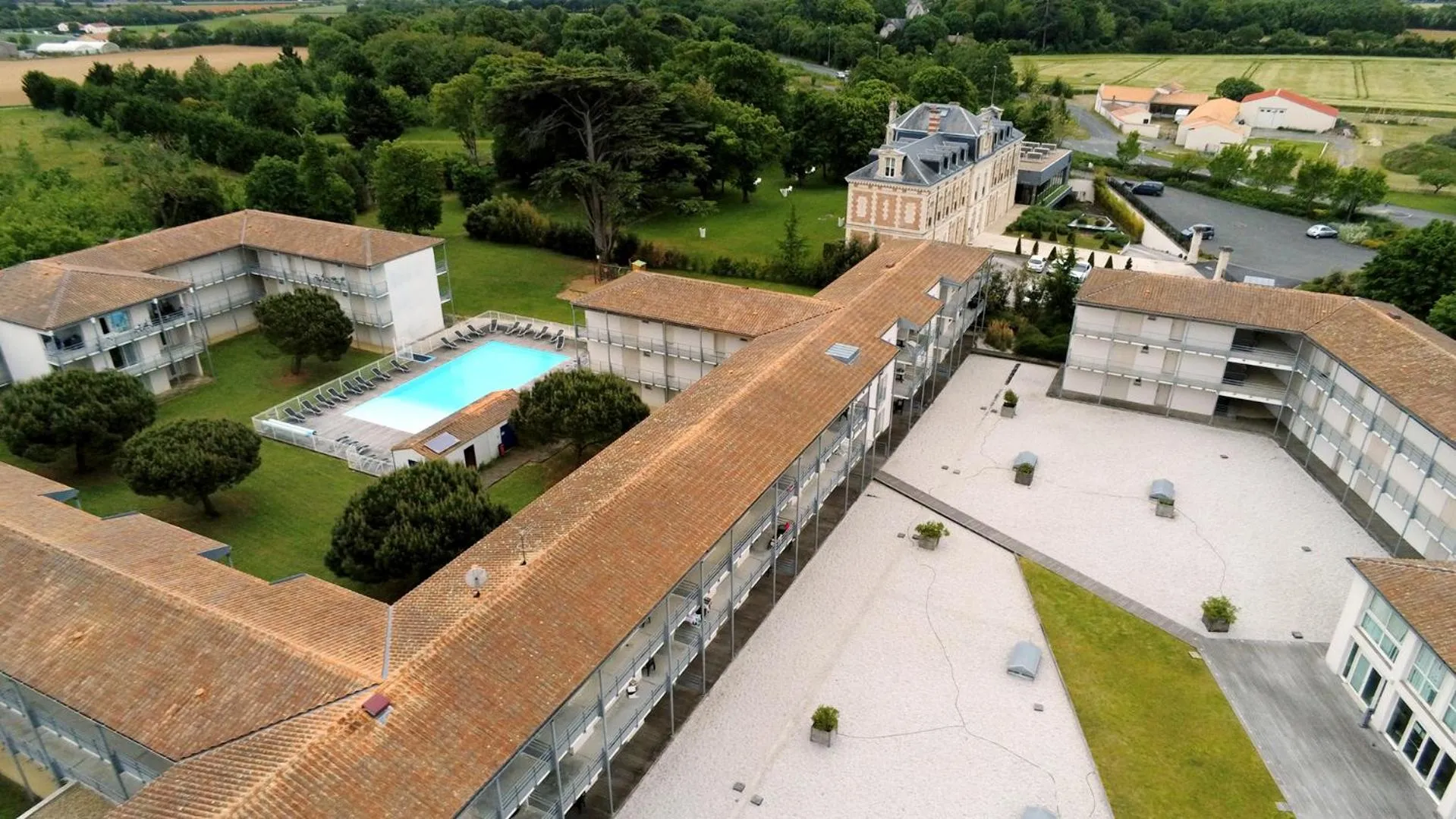 Bird's eye view in Vacancéole - Le Domaine du Château - La Rochelle / Île de Ré