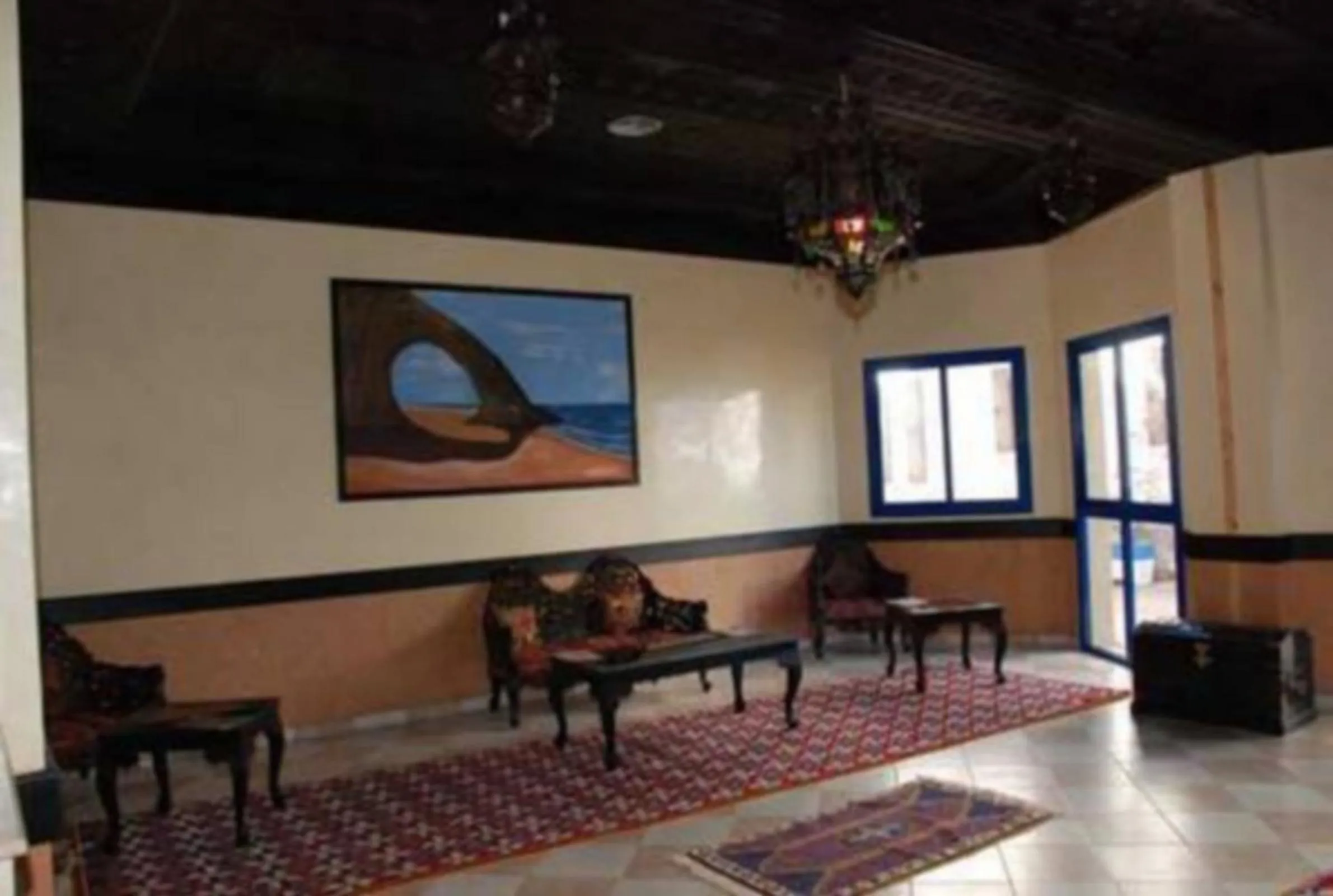 Seating area in Hotel Safa