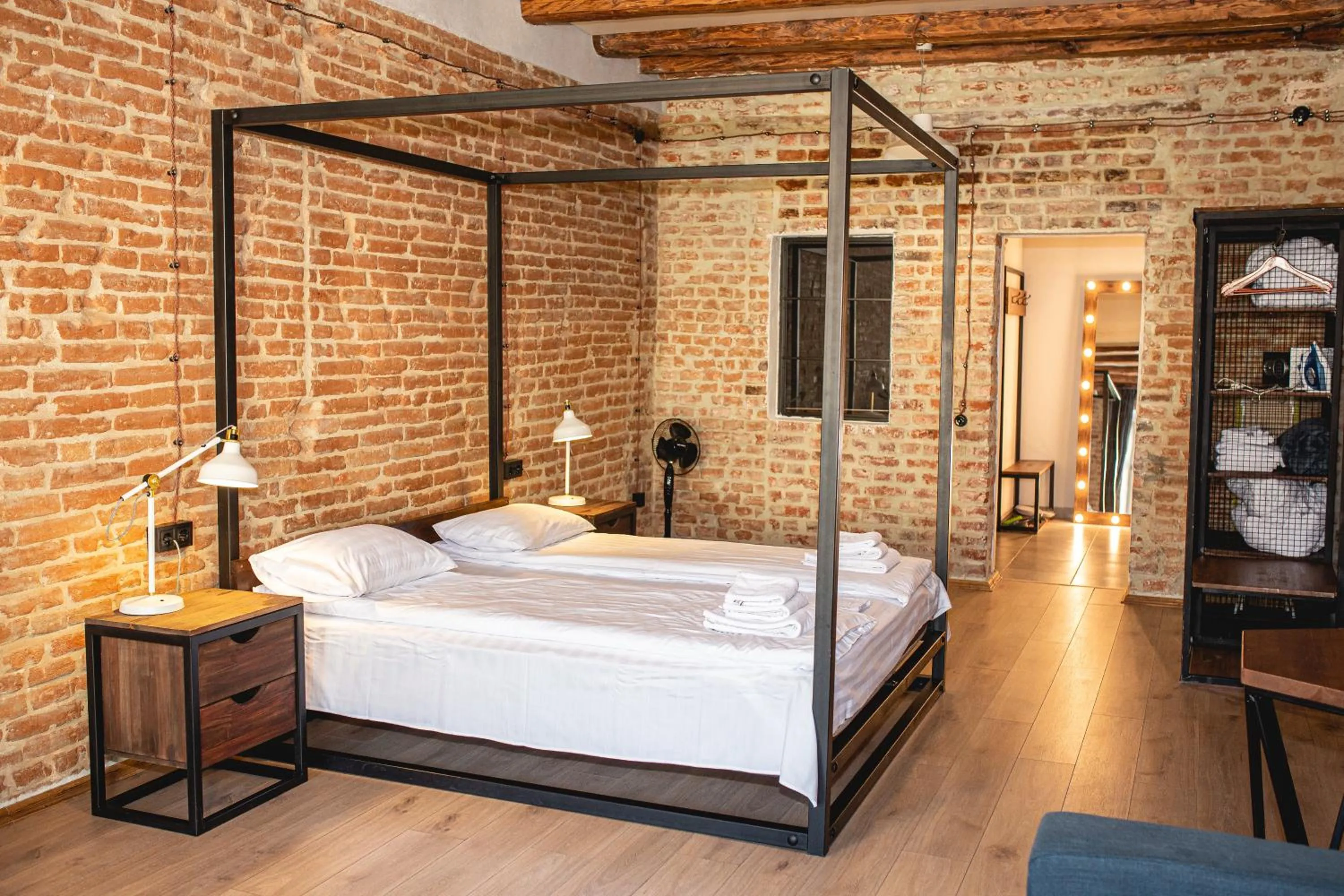 Photo of the whole room, Bed in Apartments JustLvivIt at the Rynok Square
