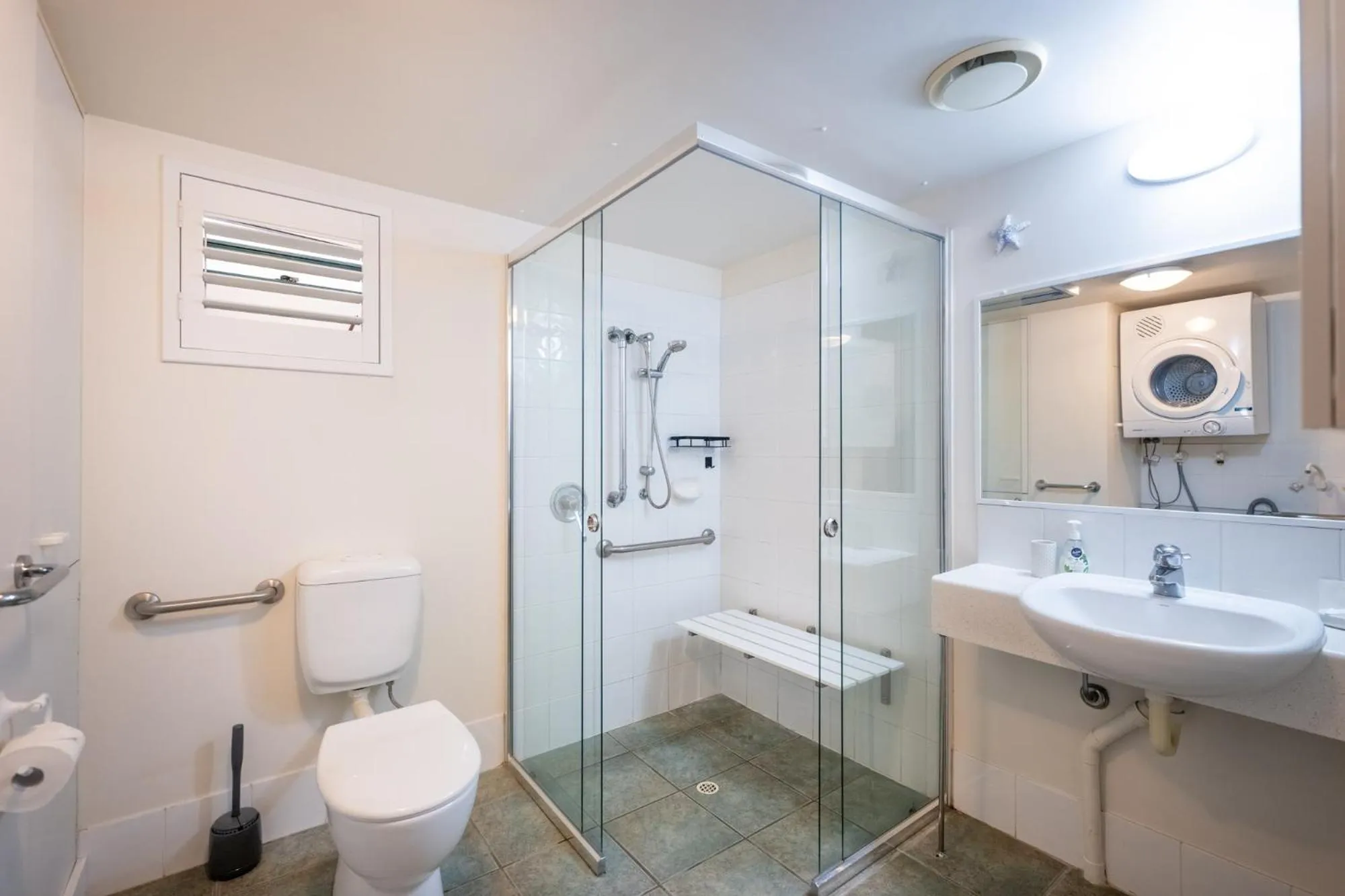 Shower in Noosa River Sandy Shores