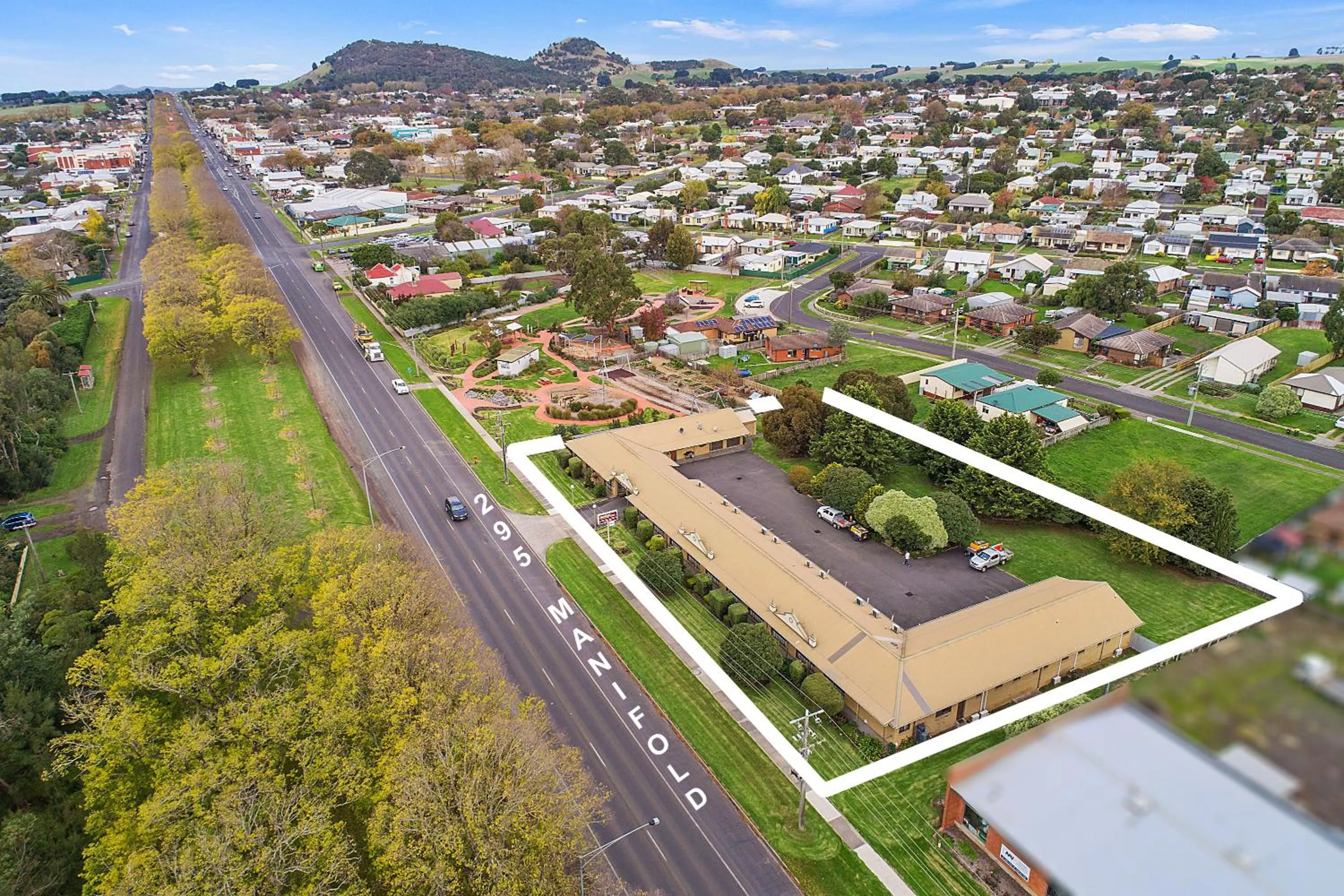 Bird's eye view in Manifold Motor Inn