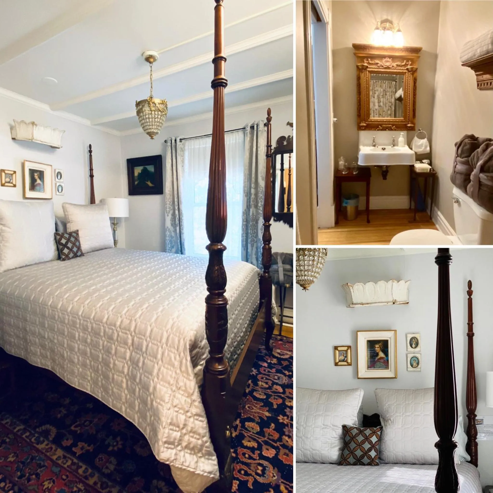 Bed in 1000 Islands Bed and Breakfast-The Bulloch House