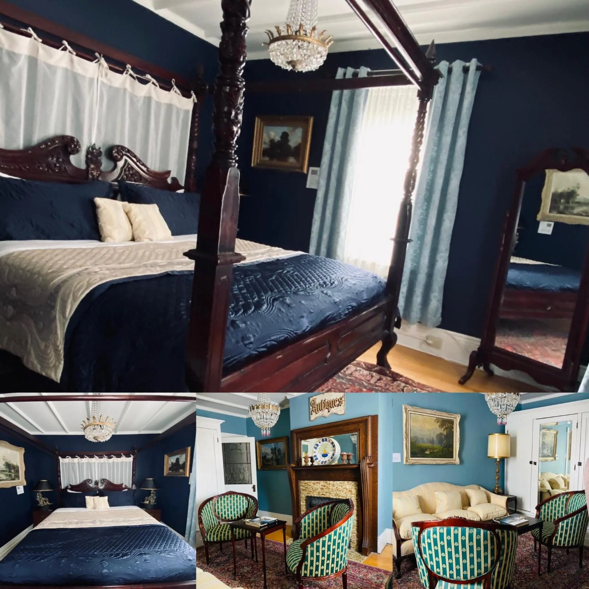 Bed in 1000 Islands Bed and Breakfast-The Bulloch House